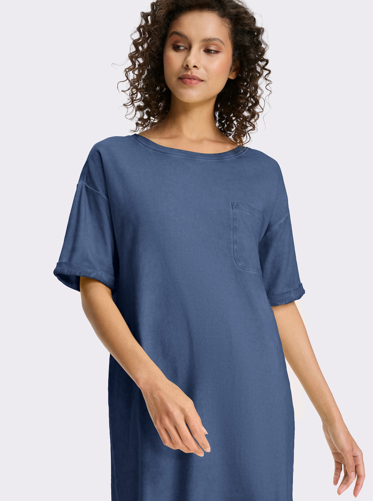 heine Jerseykleid - jeansblau