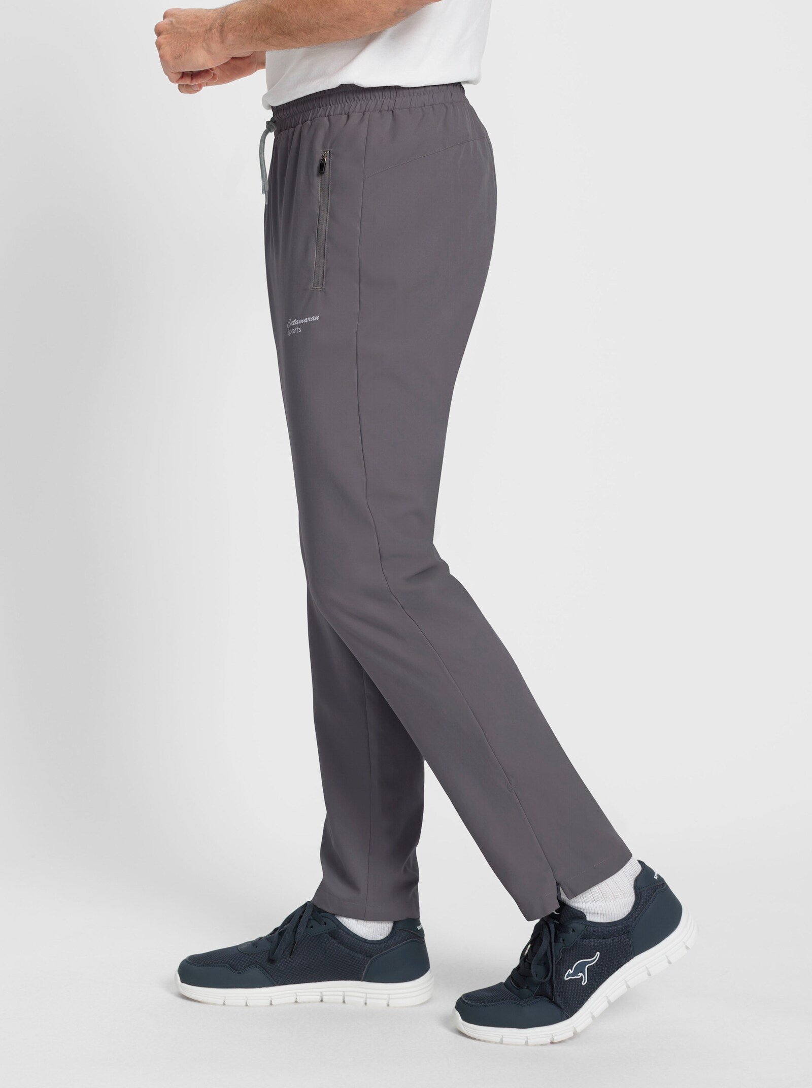 Catamaran Sports Sportbroek met ritssluiting aan de zoom - antraciet