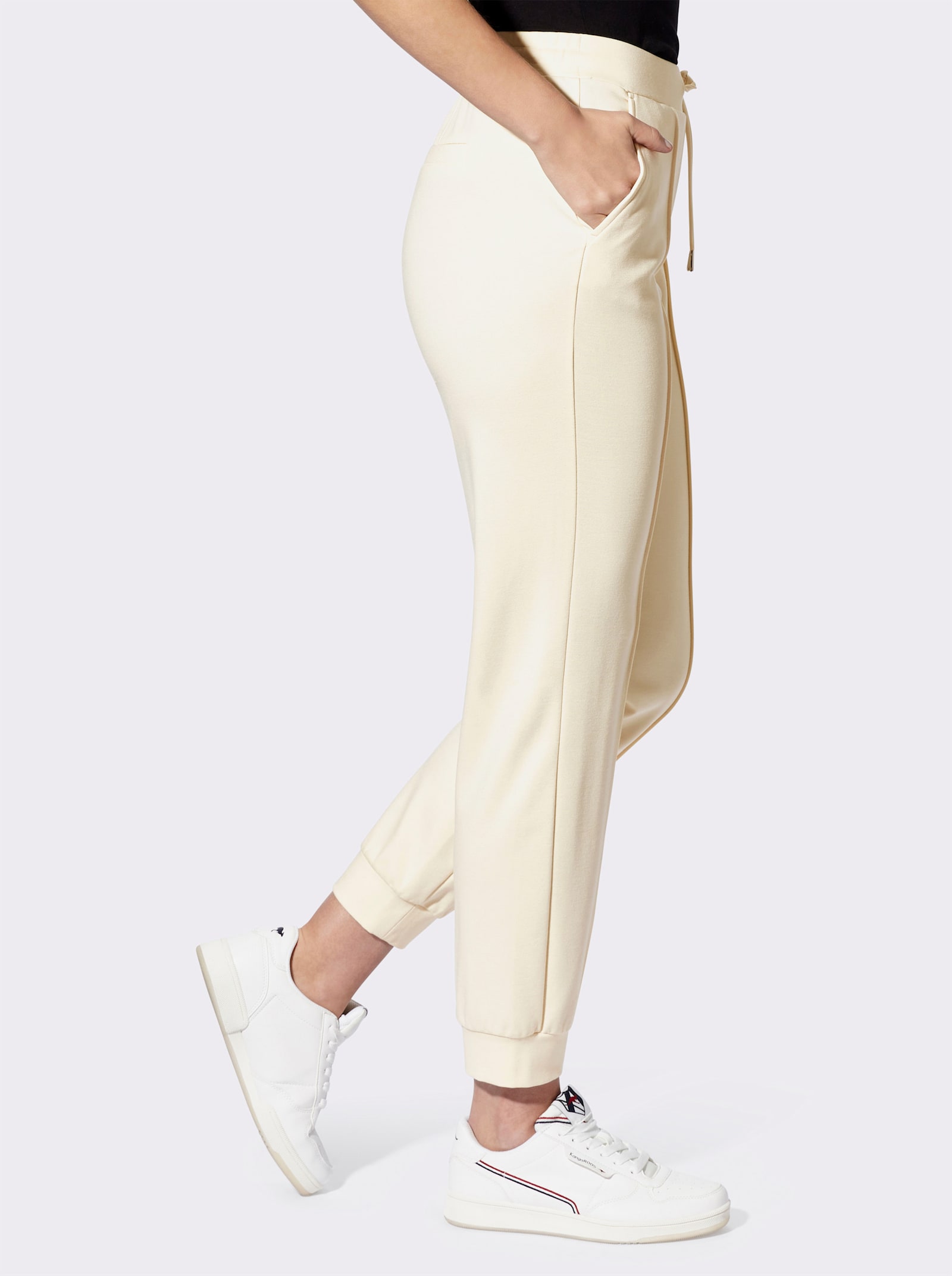 heine Schlupfhose mit Biesen - champagner