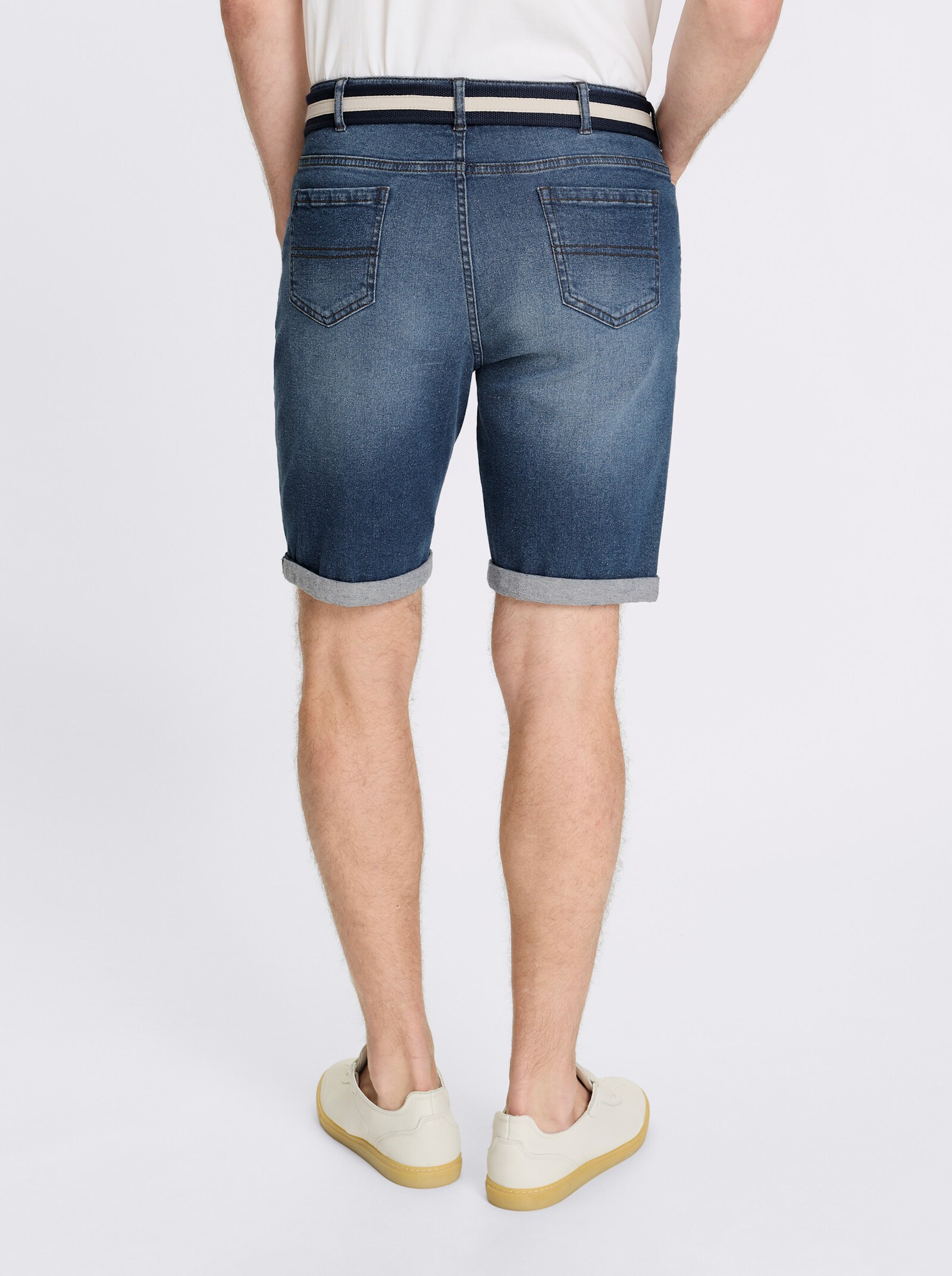 Catamaran Bermudas inklusive Gürtel - blue-stone-washed