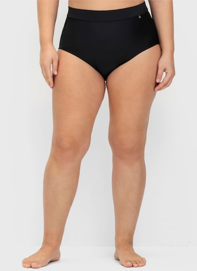 sheego Bikini-Hose - schwarz