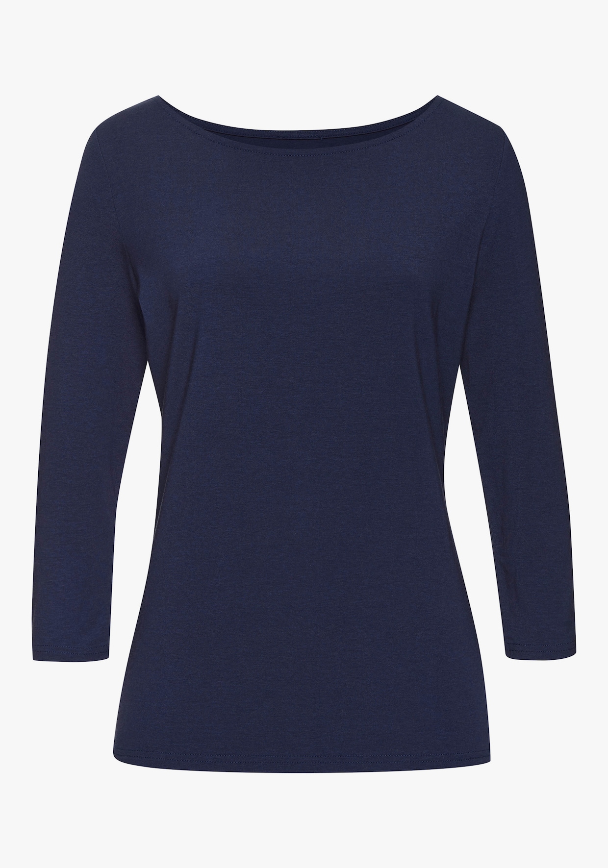 LASCANA Shirt met 3/4-mouw - hibiscus, navy