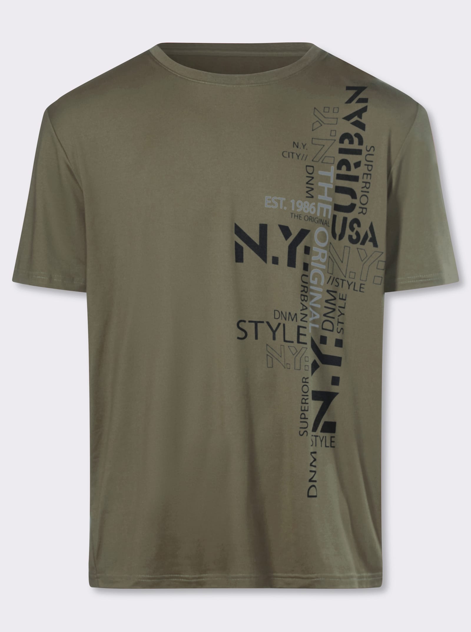 Catamaran Sports Funktionsshirt mit Schriftzug - khaki-bedruckt