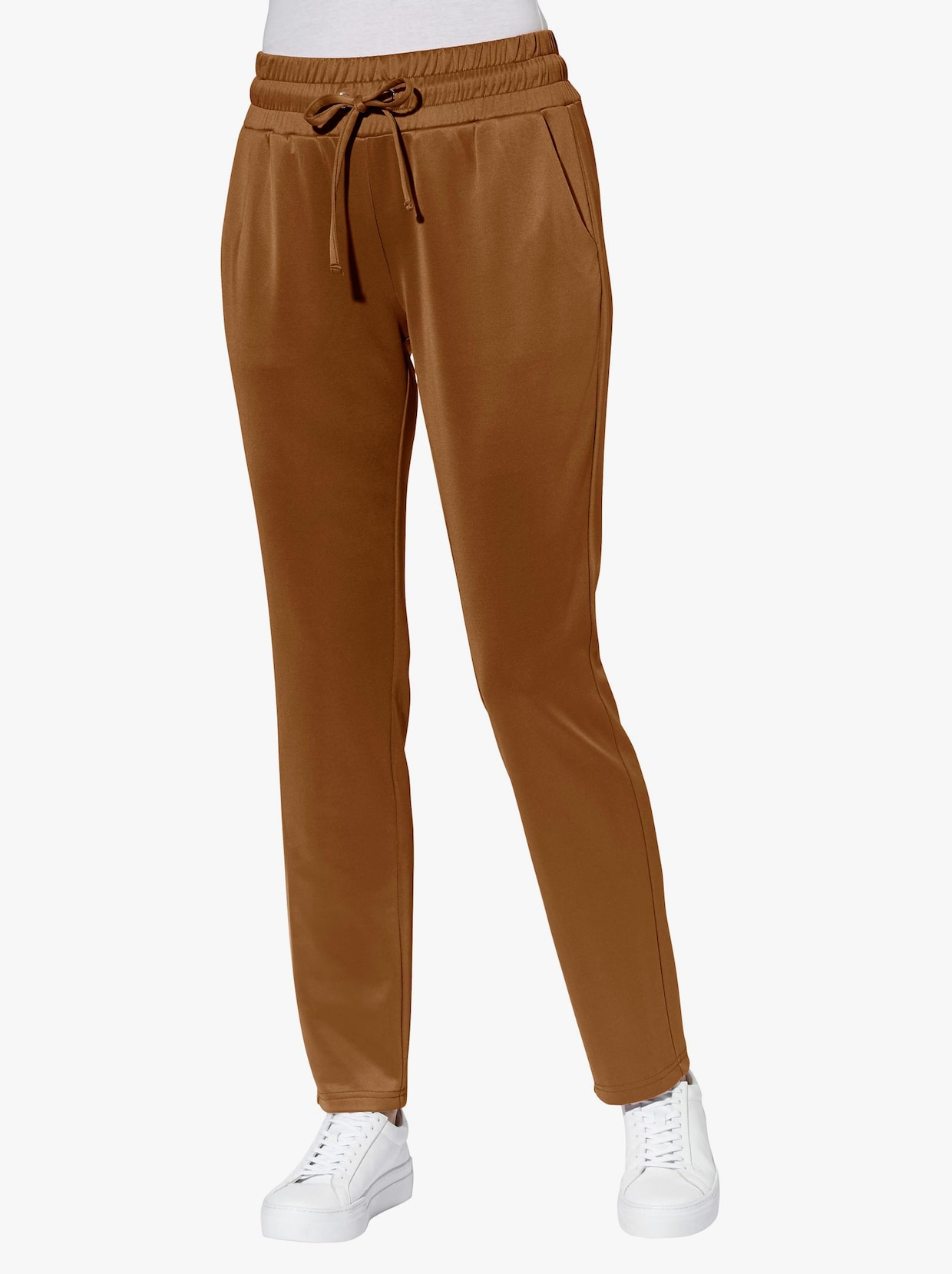 comfortbroek - cognac