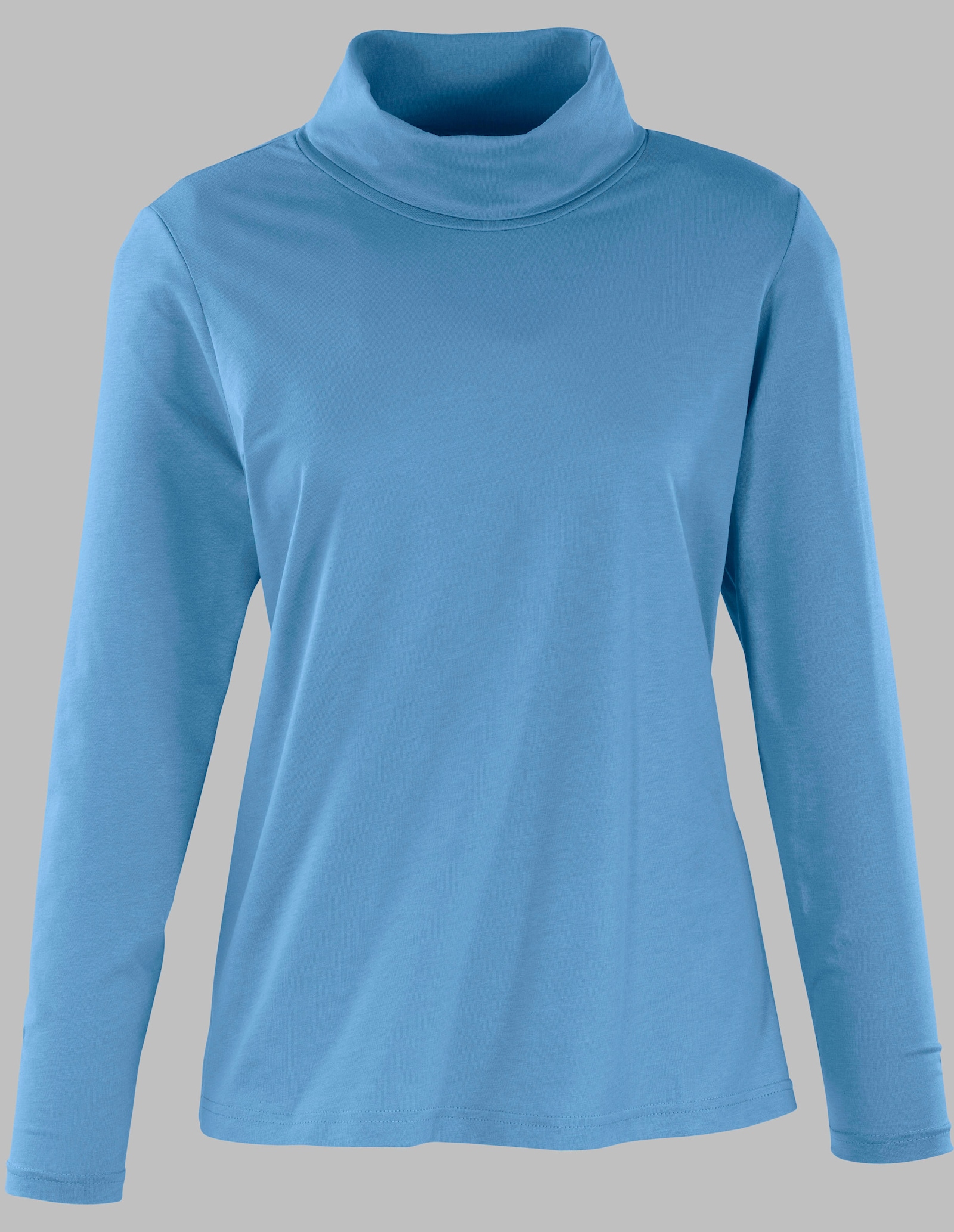 Colshirt met lange mouwen - bleu