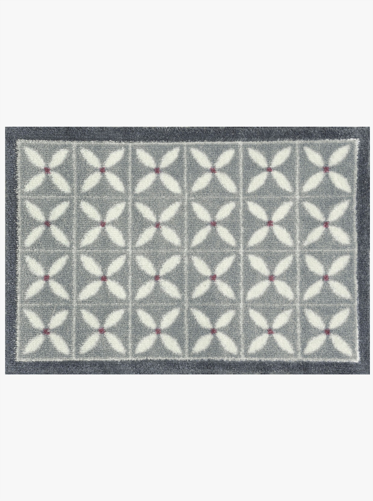Turtle Mat Fußmatte - grau-ecru