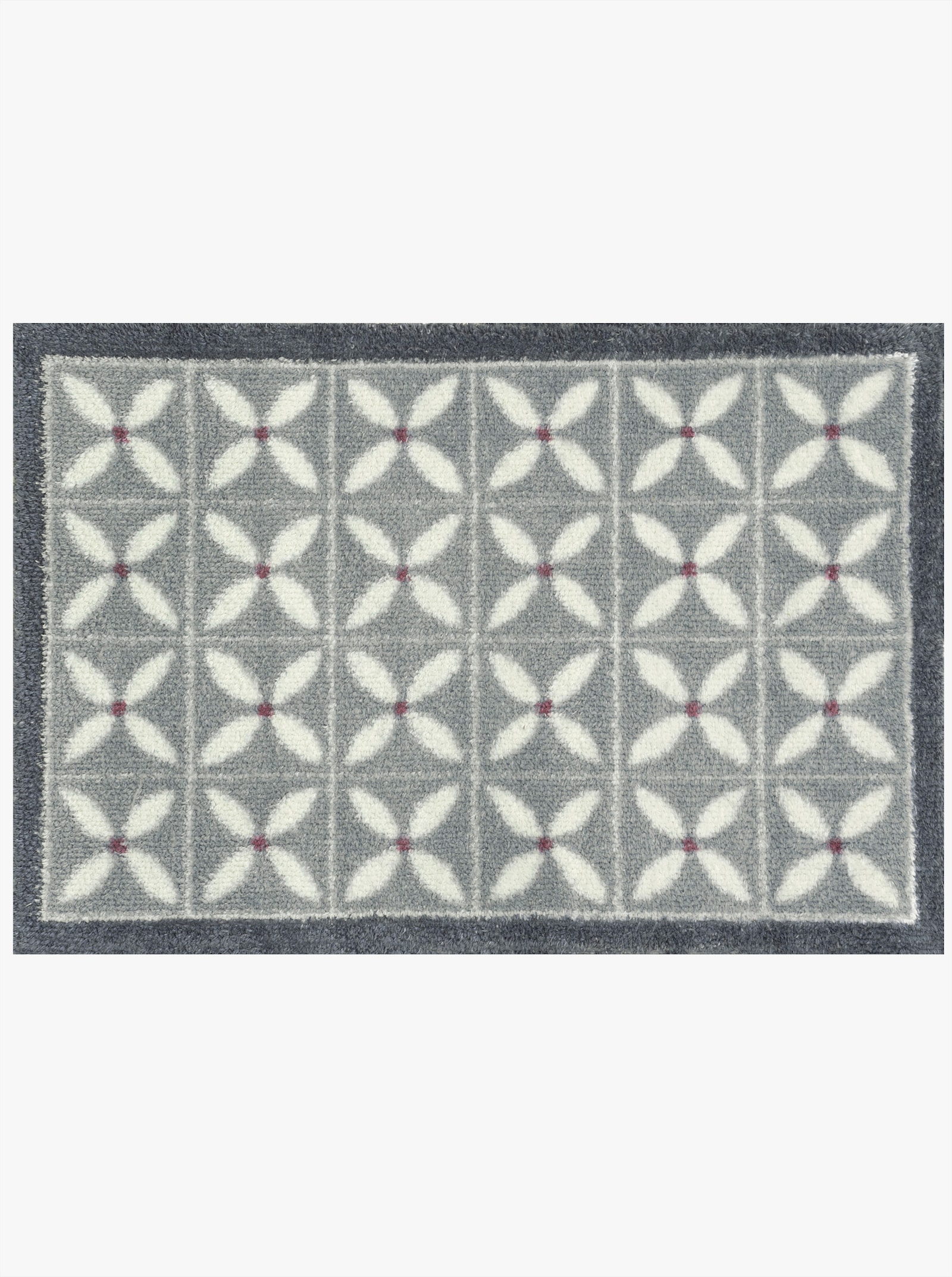 Turtle Mat Fußmatte - grau-ecru