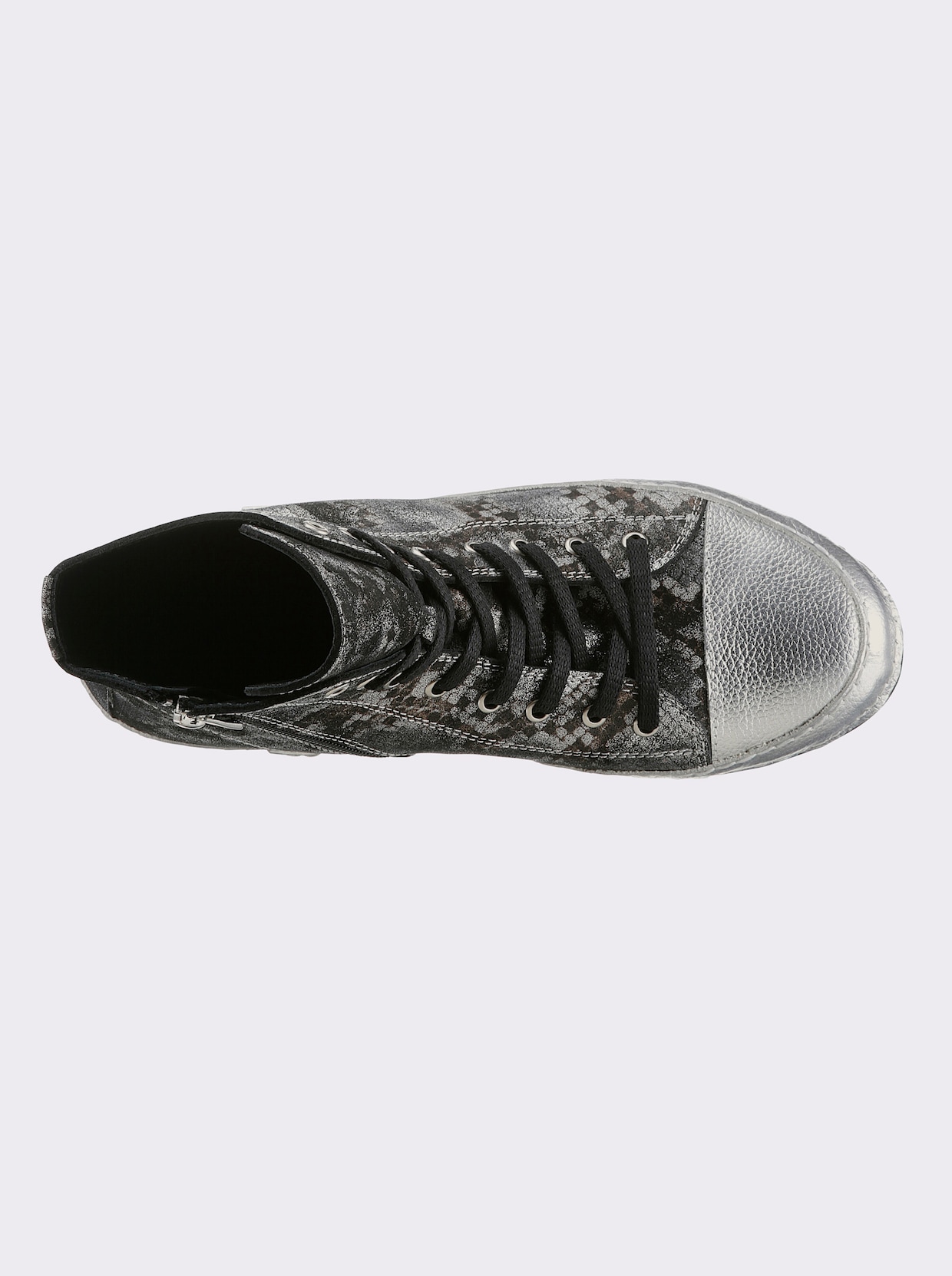heine Sneakers - noir-couleur argenté