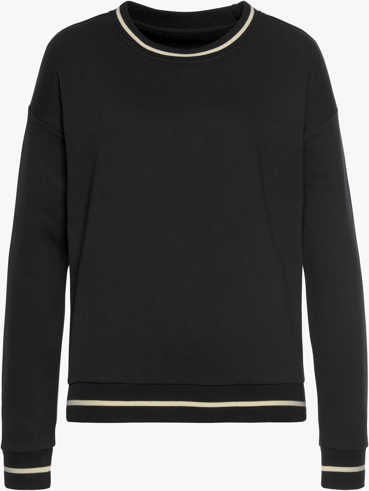 LASCANA Sweat-shirt - noir