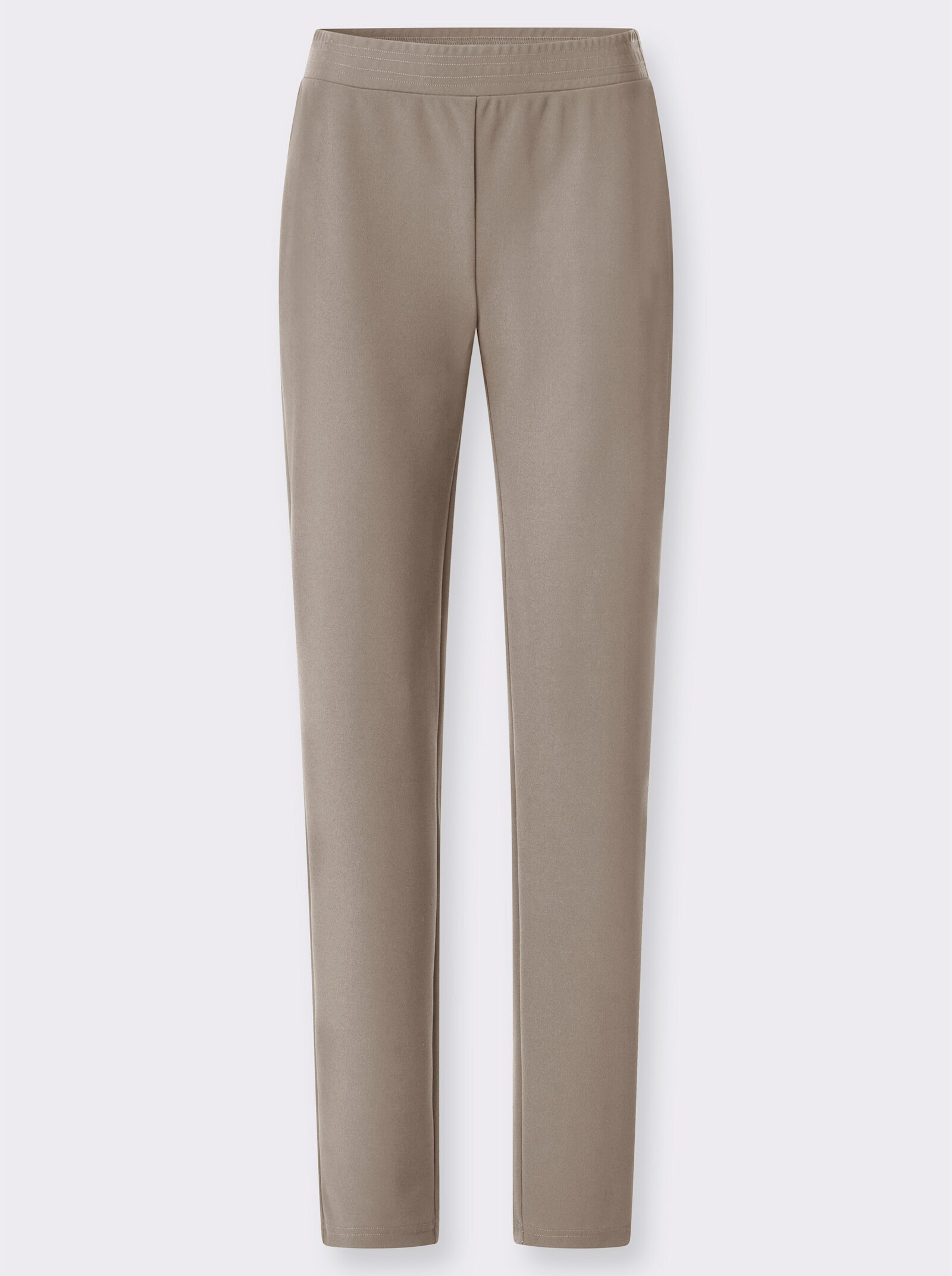 Schlupfhose in gerader Form - sesam