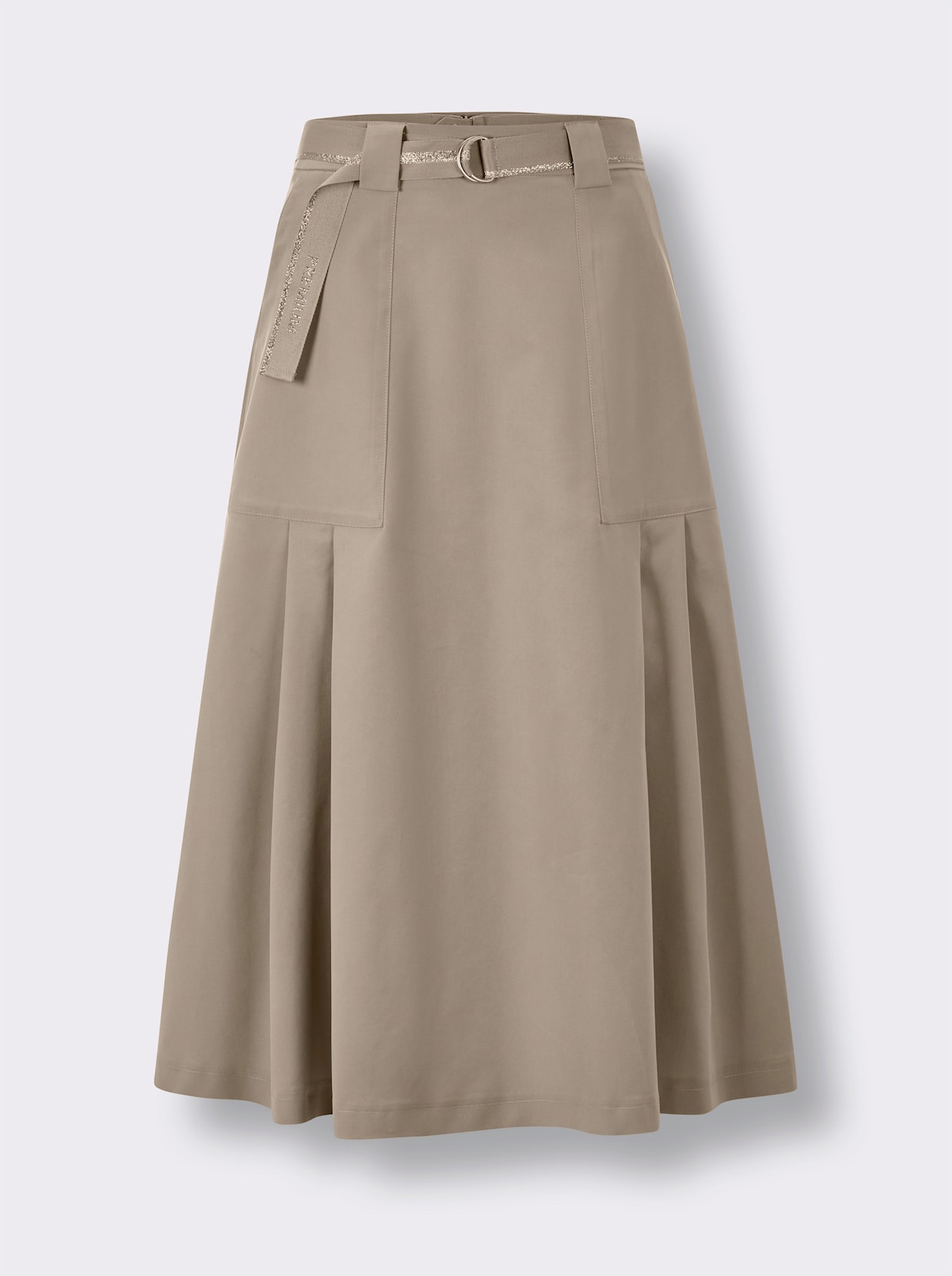 CREATION L PREMIUM A-Linien-Rock inklusive Gürtel - beige