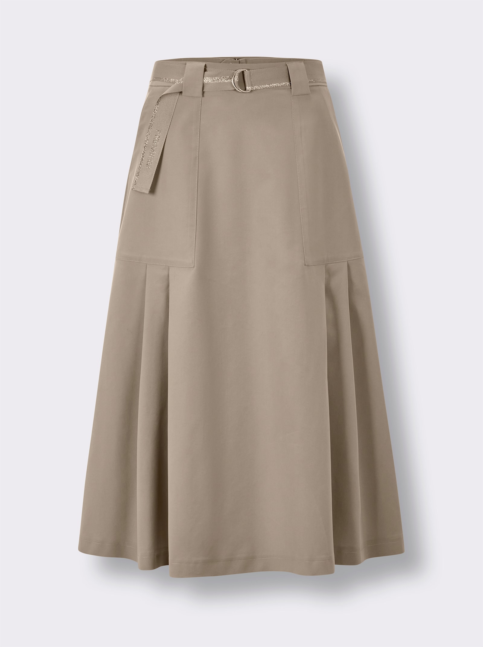 CREATION L PREMIUM A-Linien-Rock inklusive Gürtel - beige