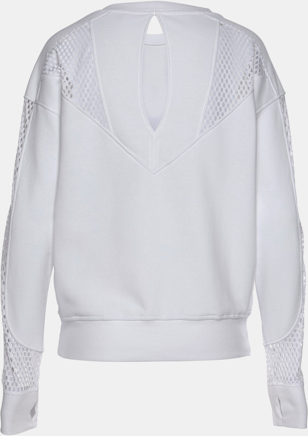 LASCANA ACTIVE Sweatshirt - weiß