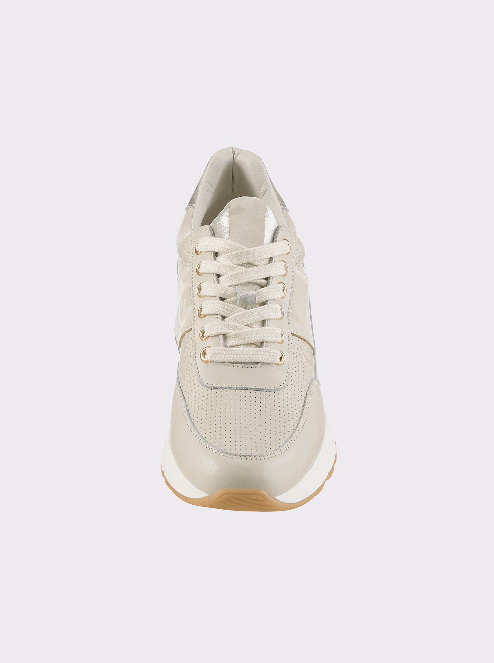 heine Sneaker - creme-goldfarben