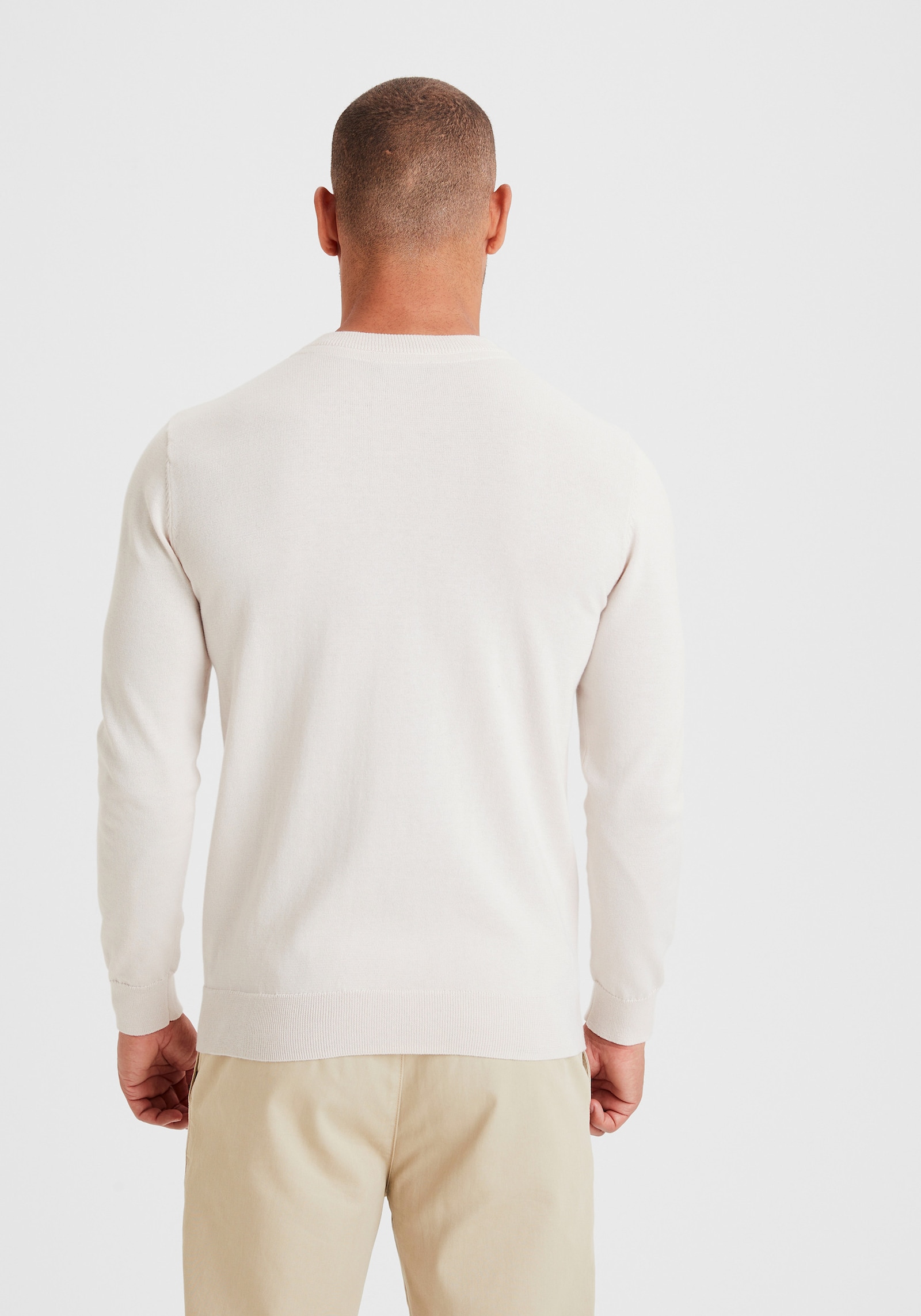 H.I.S Gebreide pullover - beige