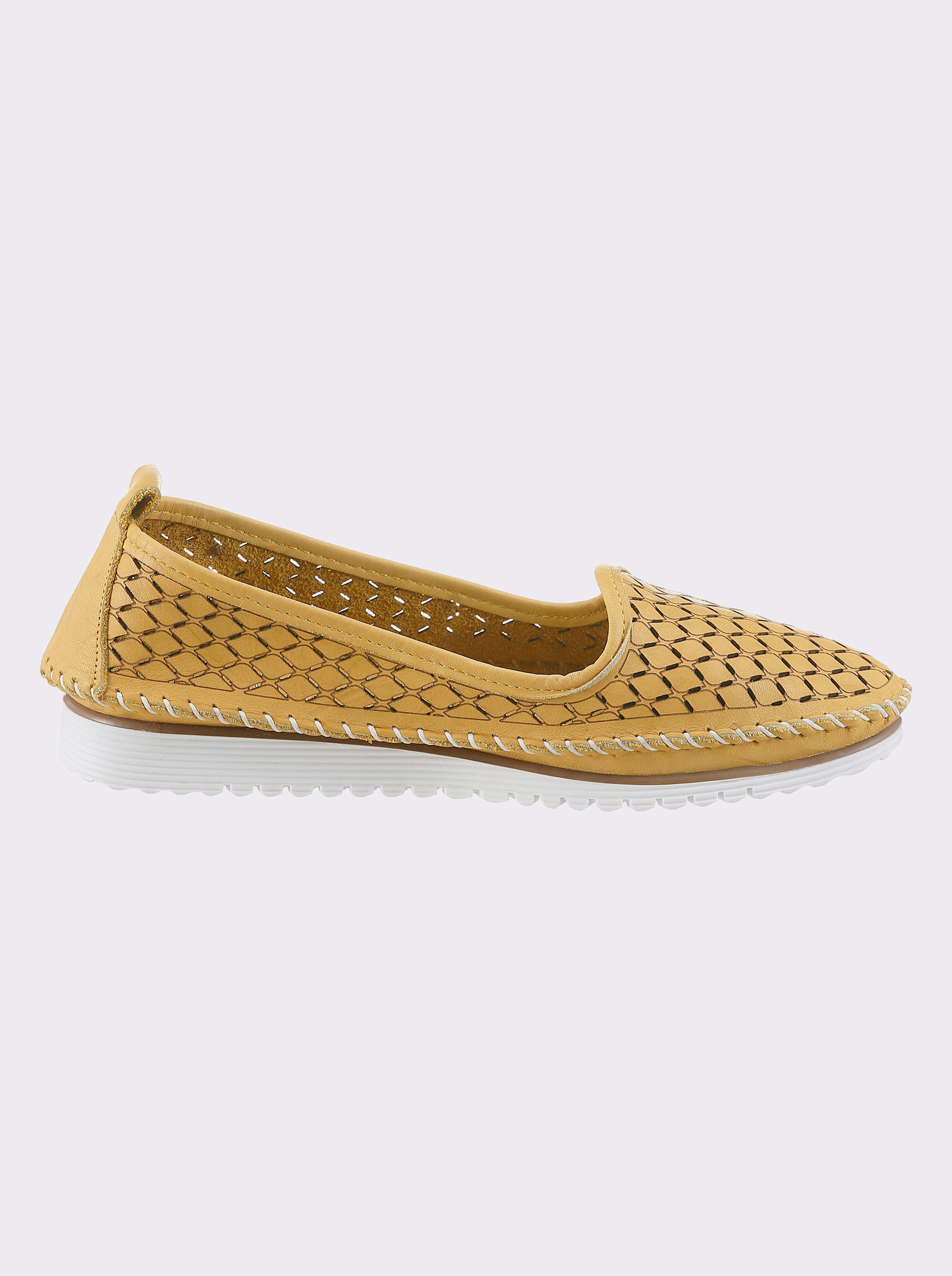 Andrea Conti Slipper - gelb-braun