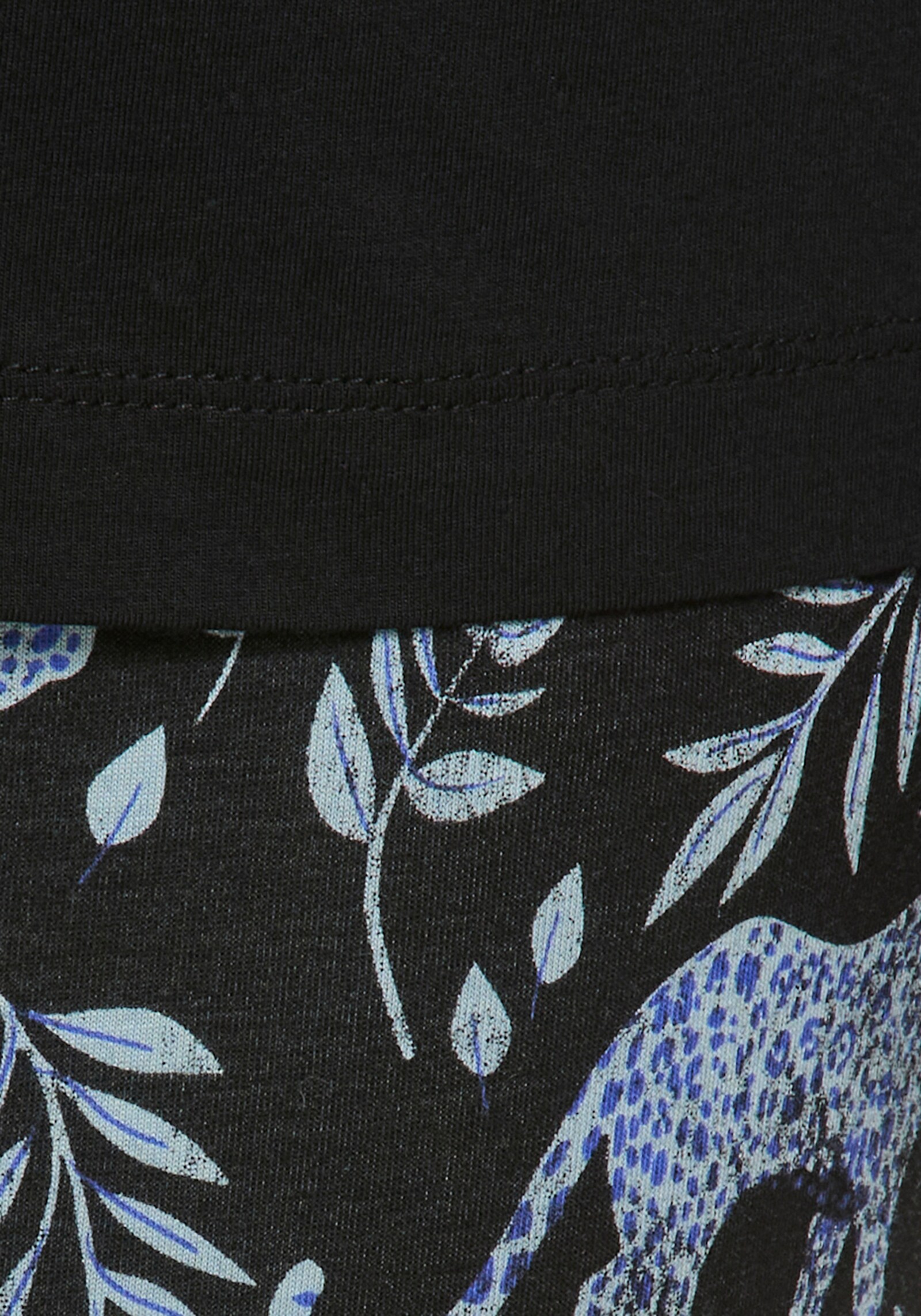 Vivance Dreams Pyjama - schwarz bedruckt