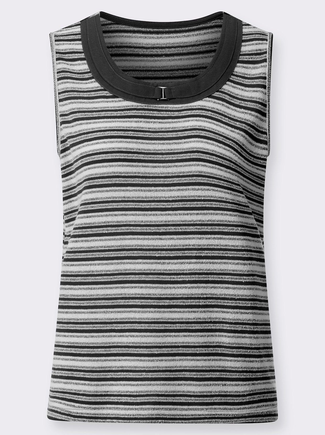 Shirttop - schwarz-weiß-geringelt