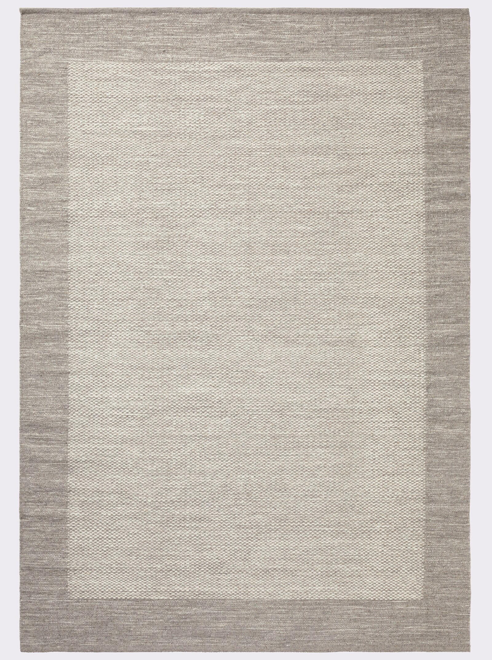 heine home Teppich - grau-weiß-meliert