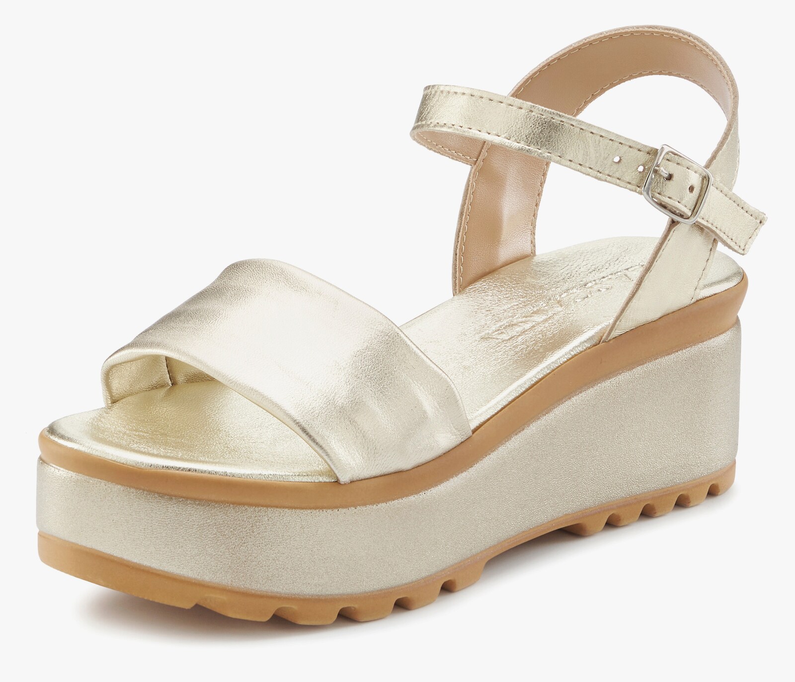 LASCANA Sandalette - goldfarben