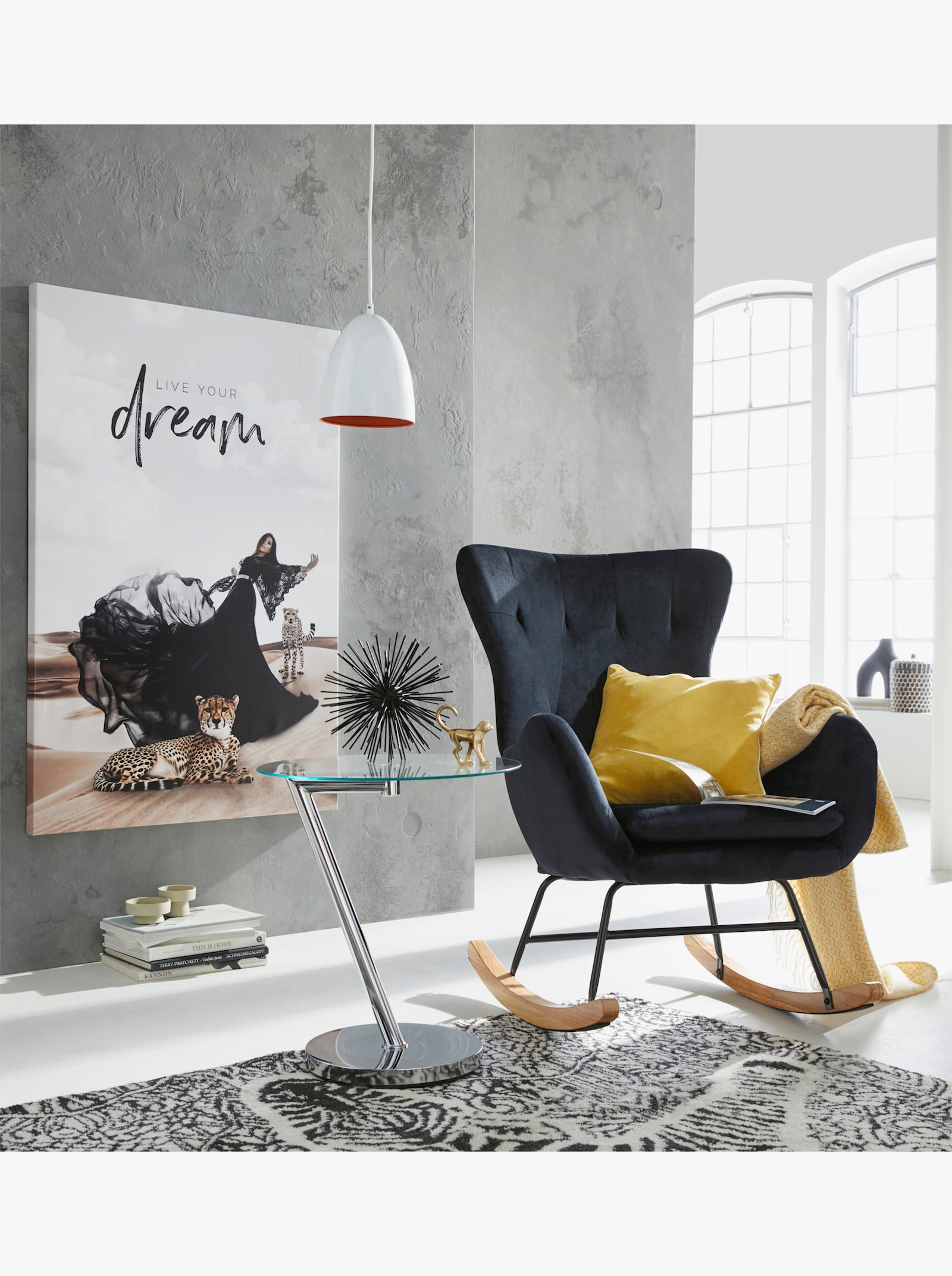 heine home Sessel - schwarz