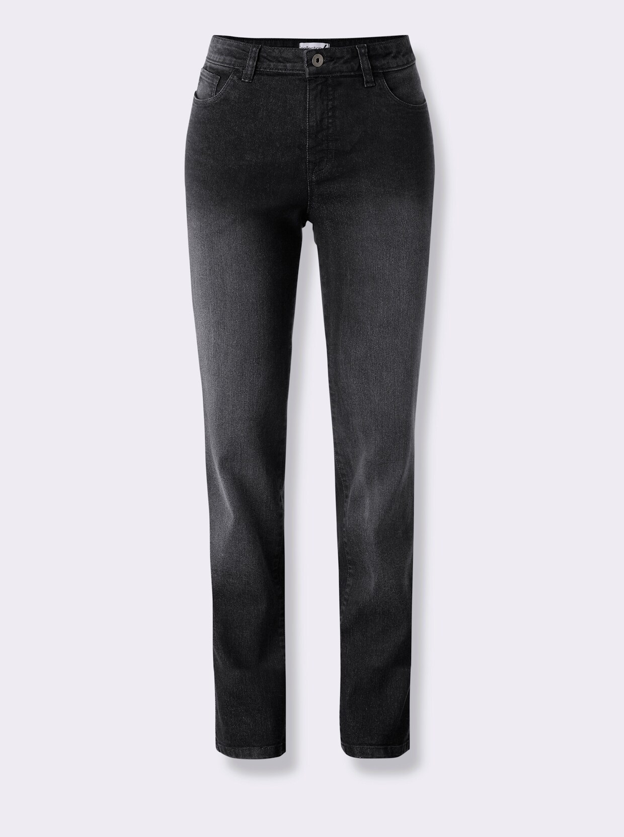 Jeans - black-denim