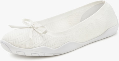 LASCANA Sneaker Ballerinas - weiss