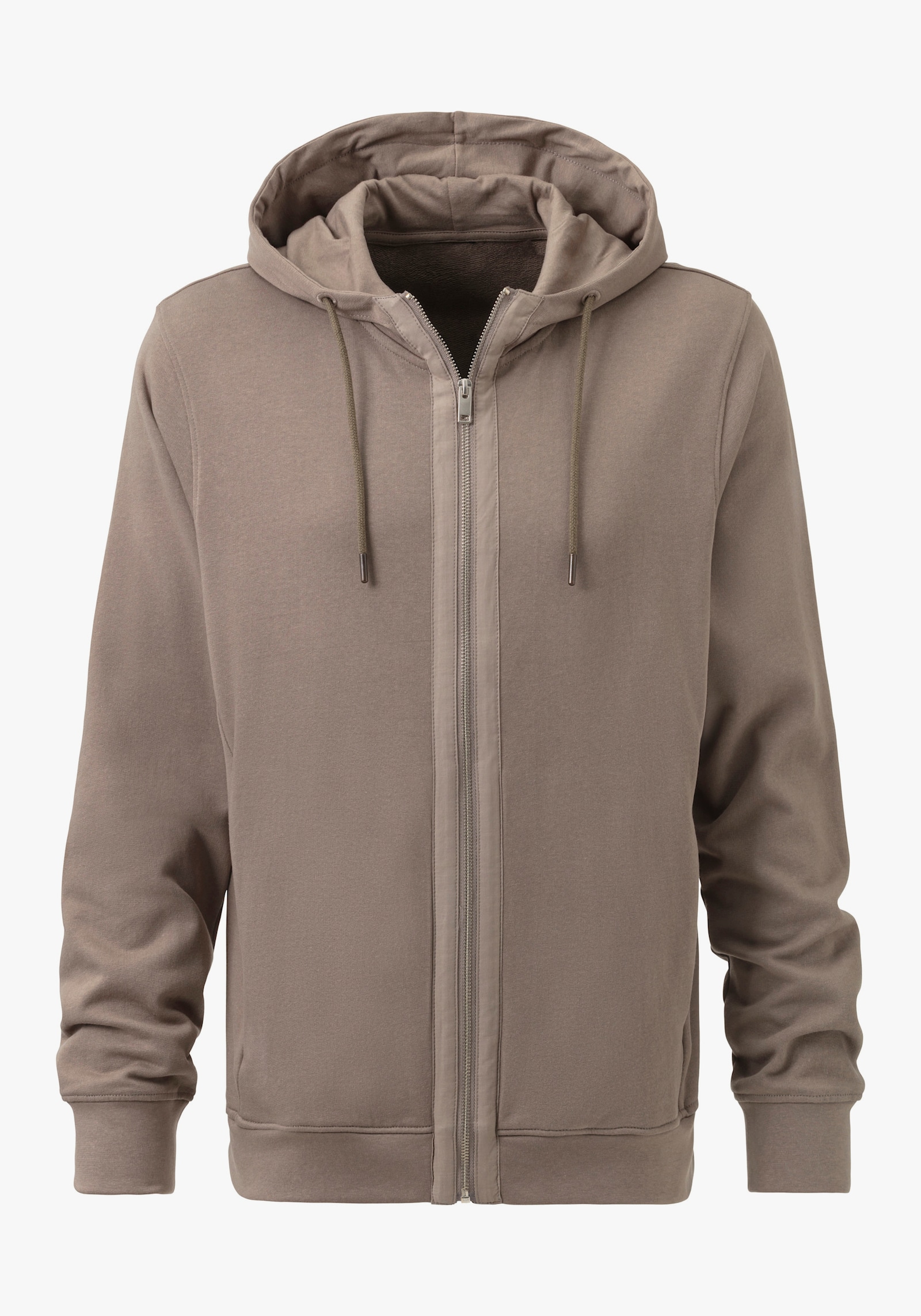 AUTHENTIC LE JOGGER Kapuzensweatjacke - hellbraun