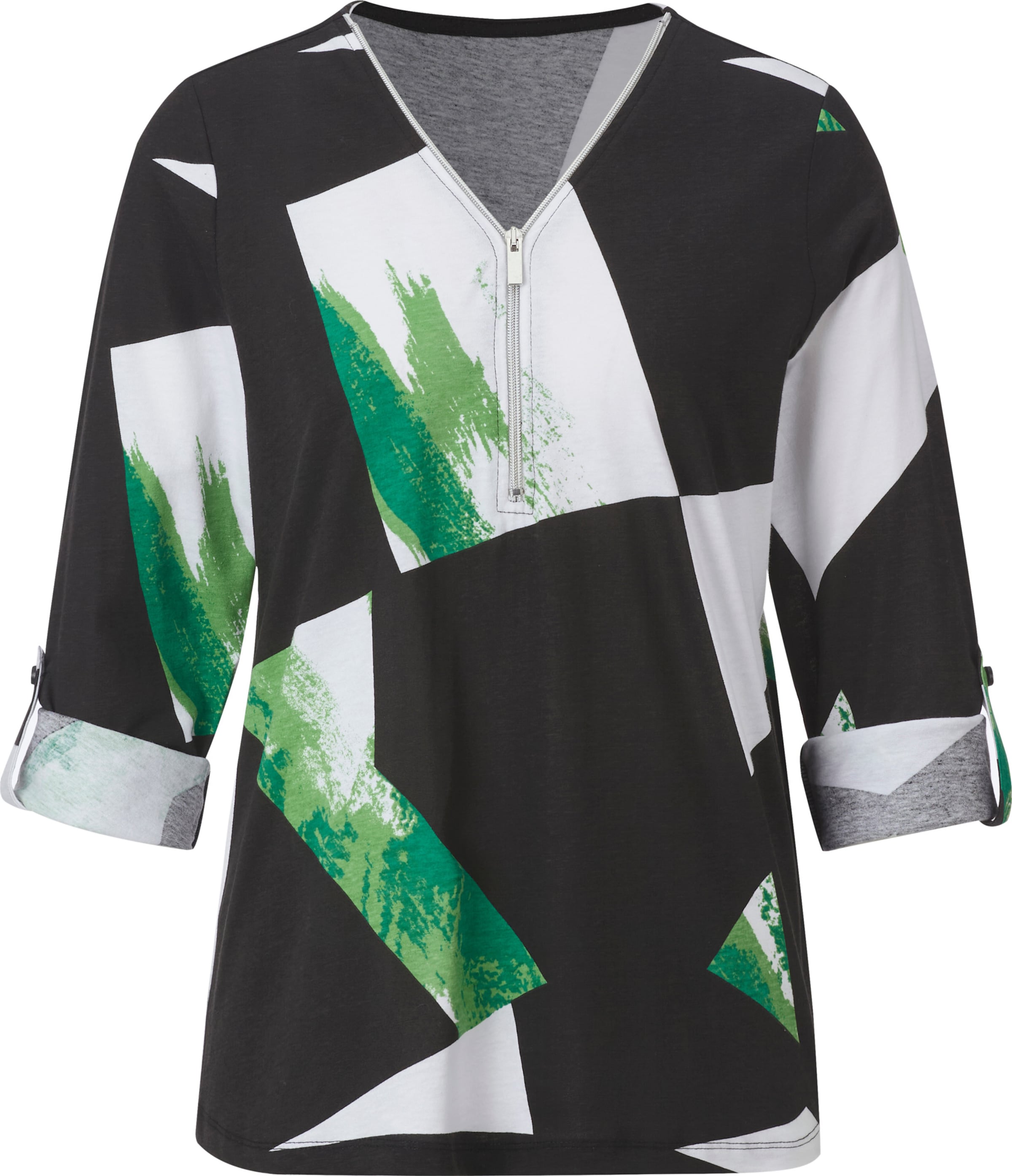 Classic Basics Shirt met V-hals Shirt met lange mouwen (1-delig)