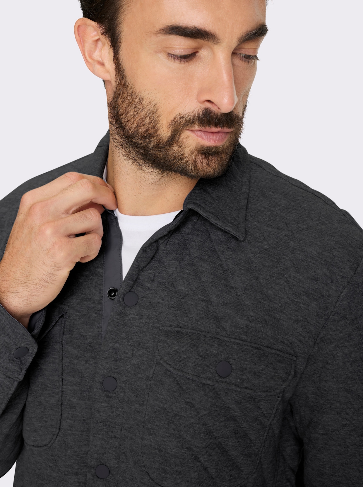 Marco Donati Jacke - graphit-meliert