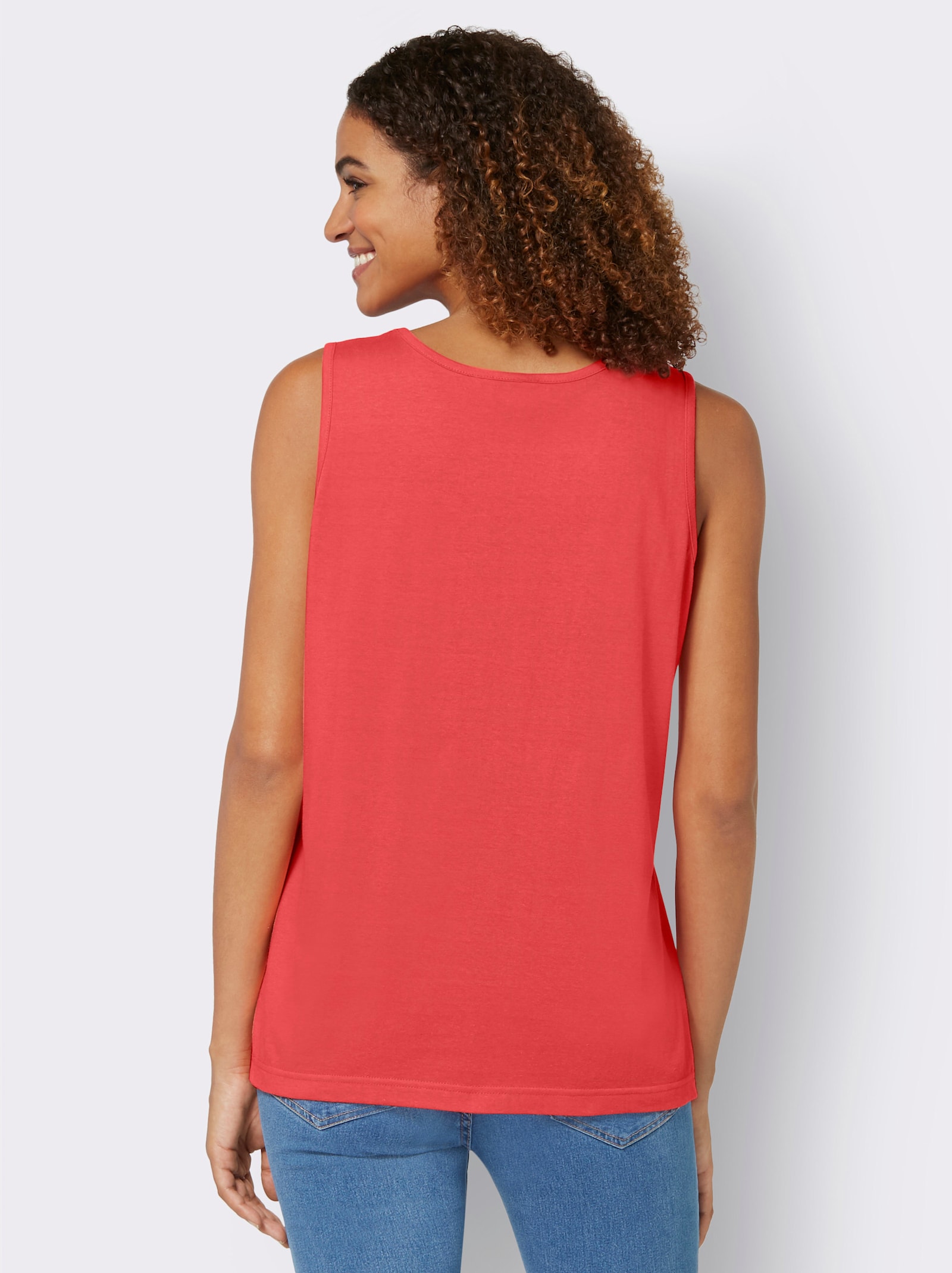 Shirttop mit Rundhals-Ausschnitt - hummer