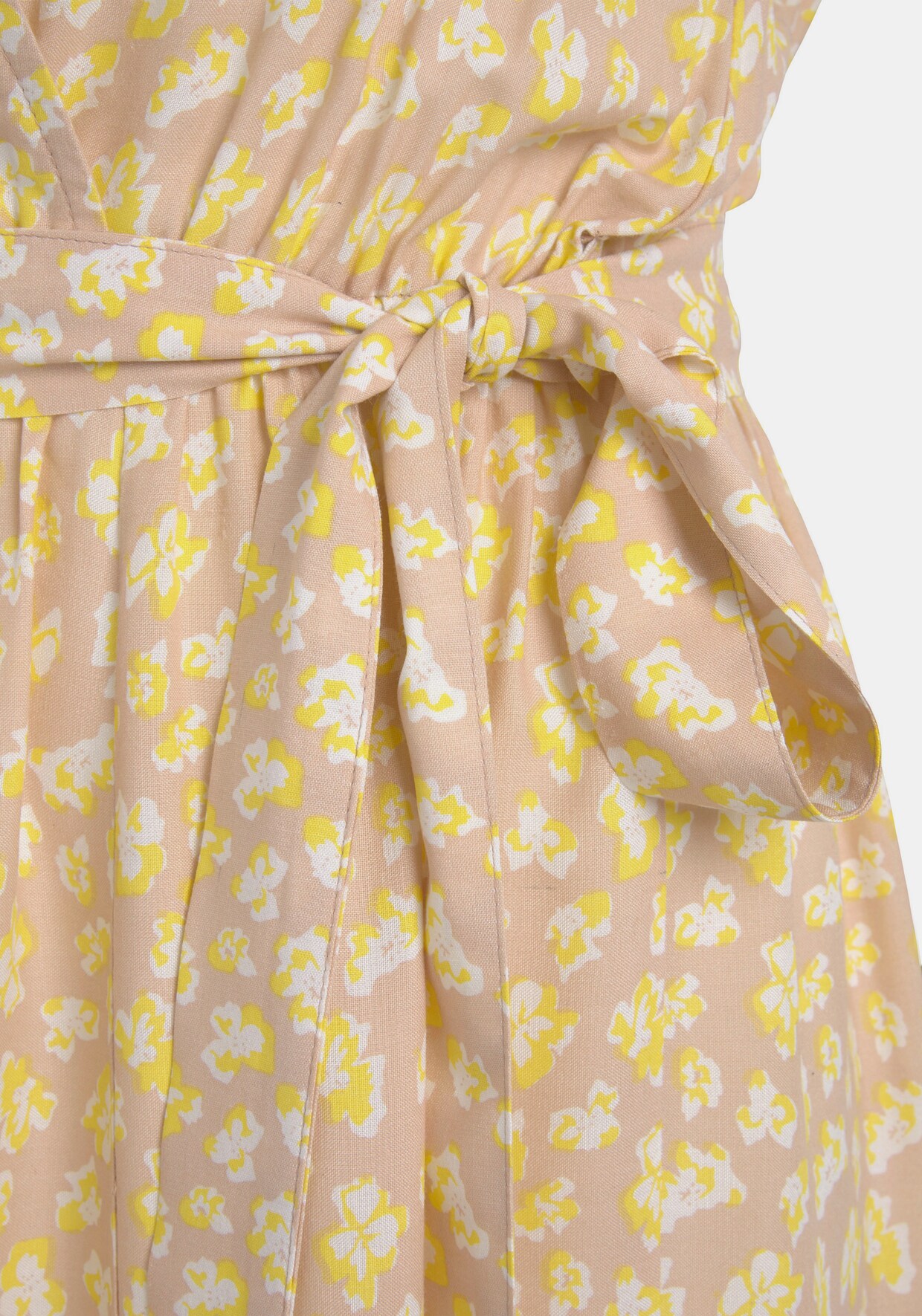 LASCANA Maxi-jurk - beige/geel bedrukt