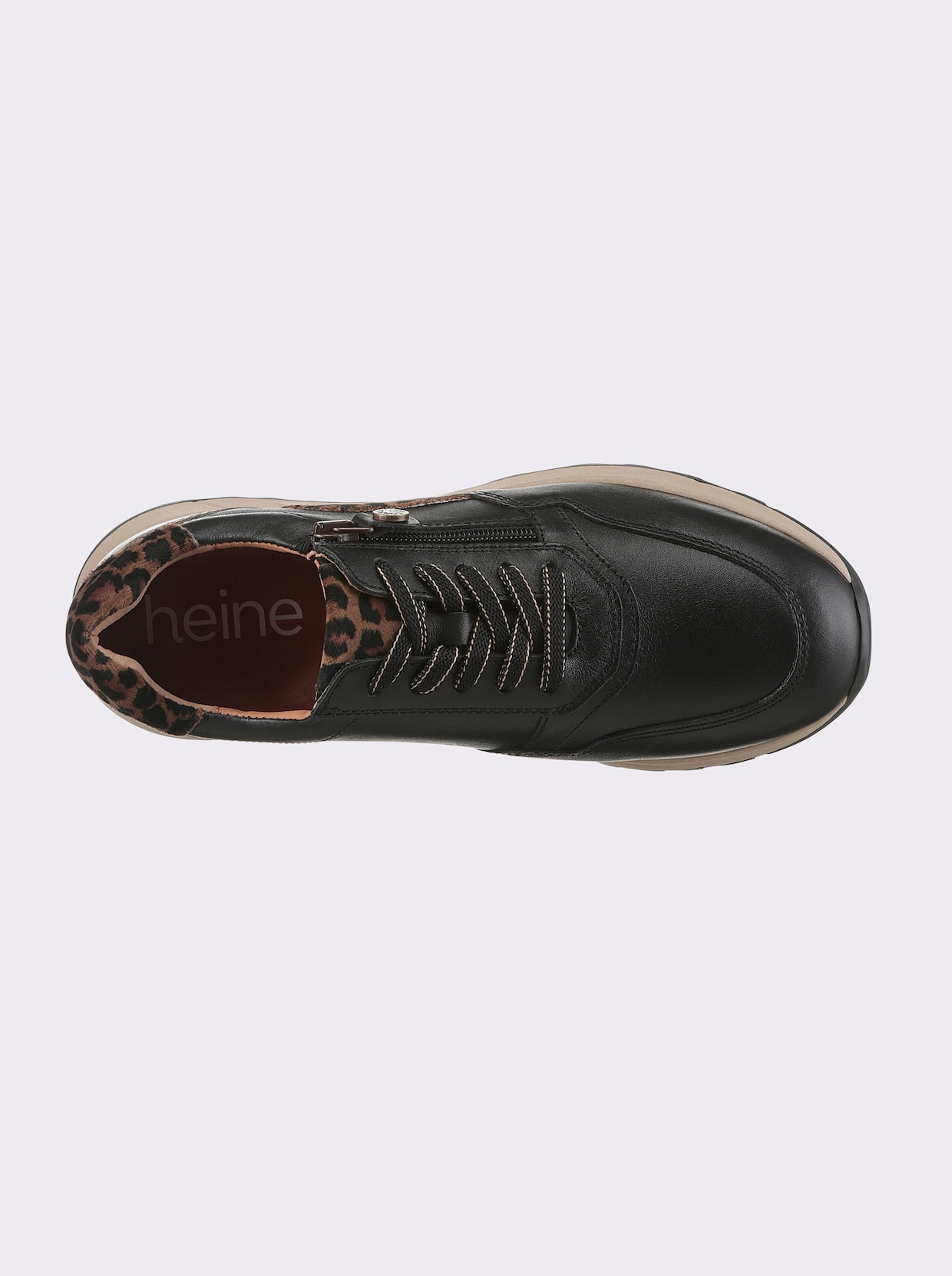 heine Sneaker - schwarz-braun