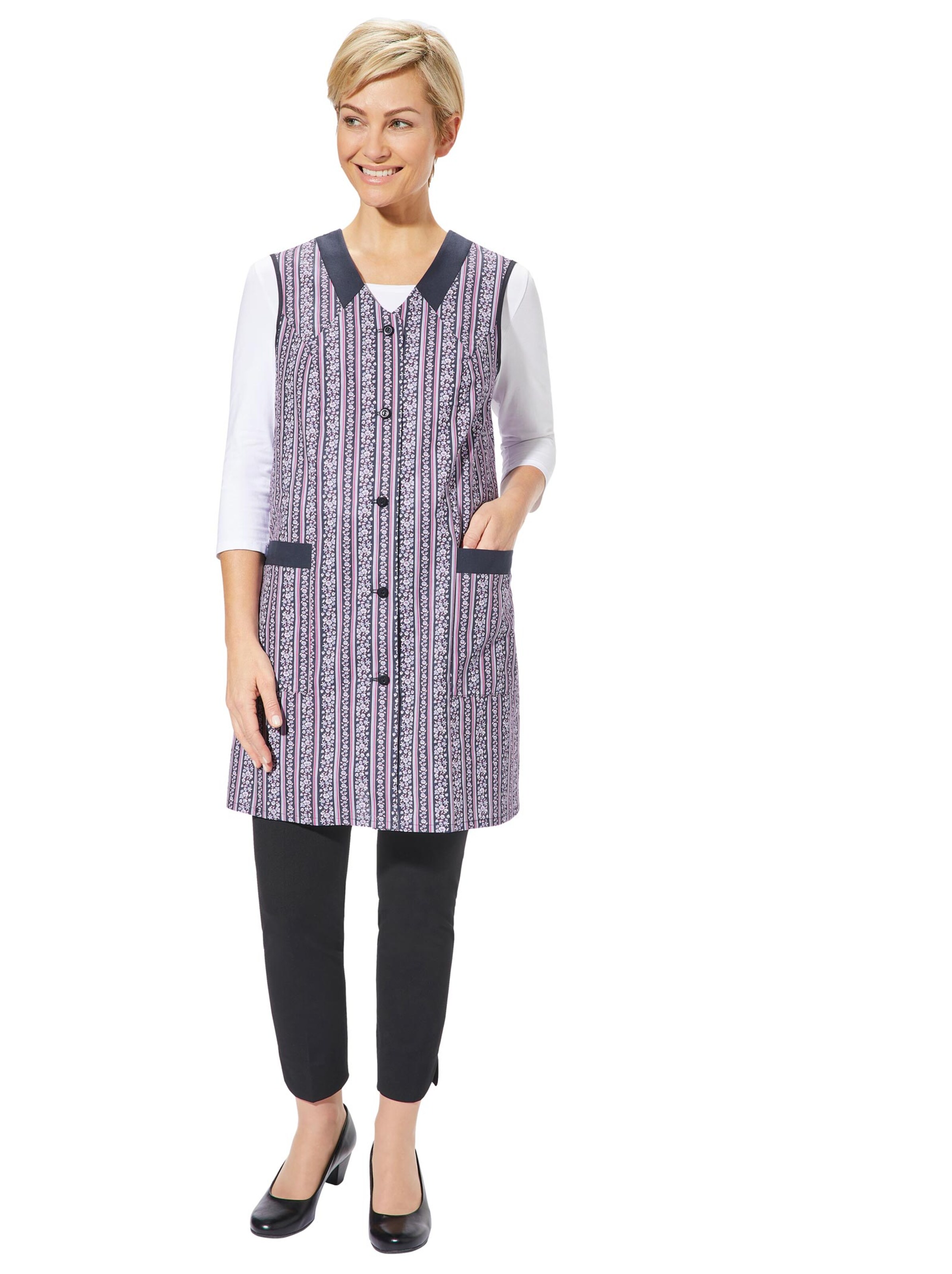 Kasack - marine-fuchsia