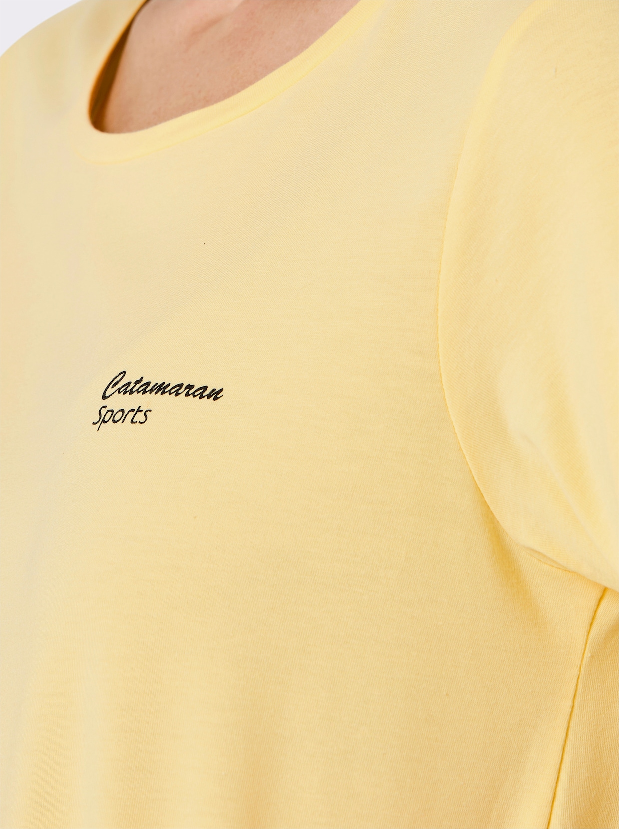 Catamaran Sports Freizeitshirt - zitrone + weiß + anthrazit