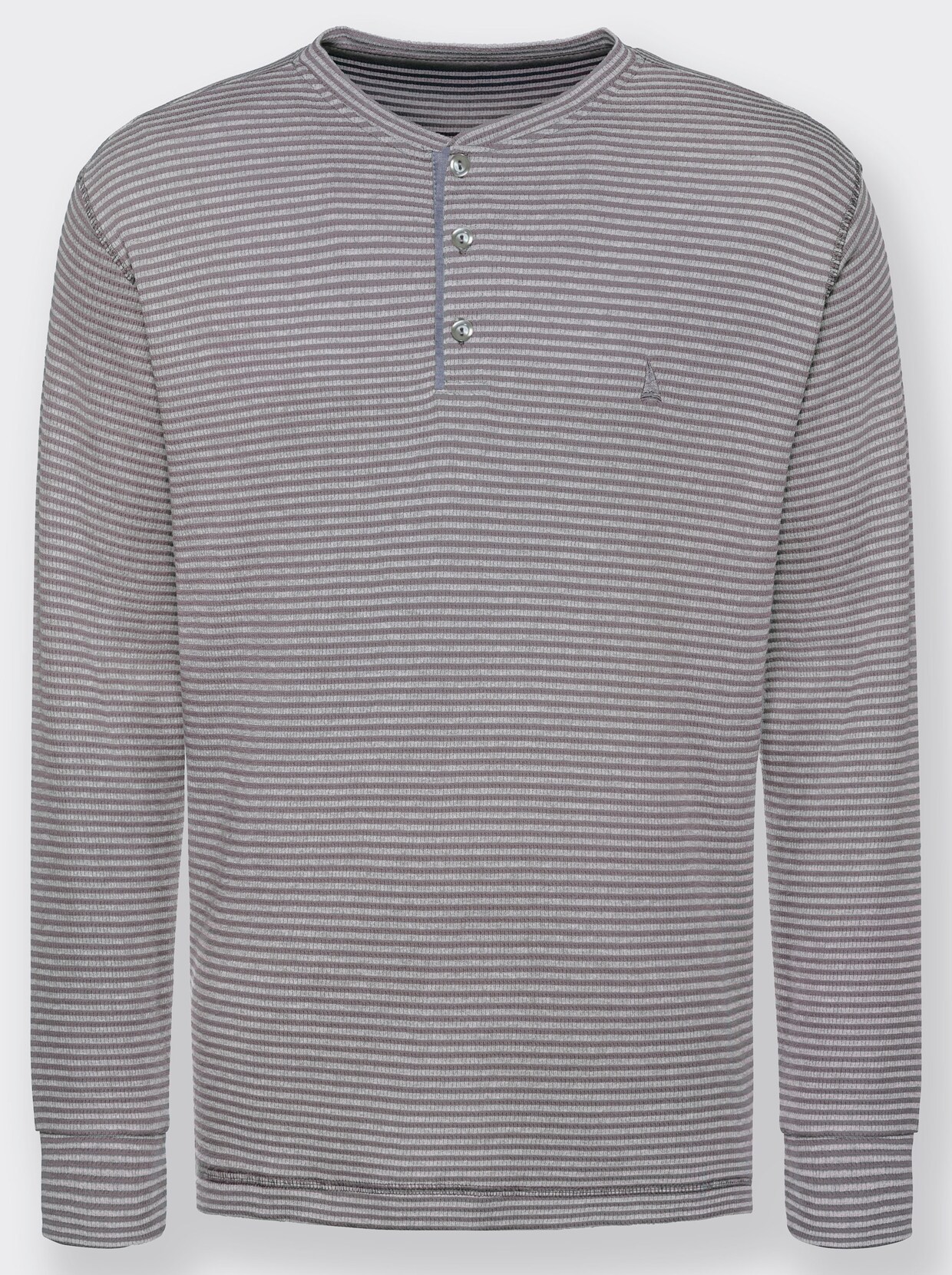 Catamaran Langarm-Shirt - grau-gestreift