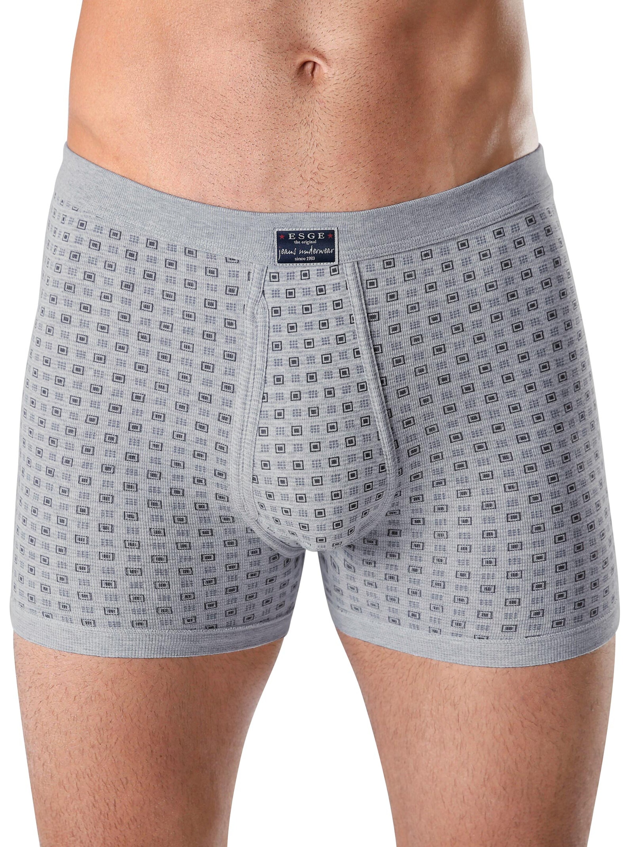 Schlüpfer - grau-bedruckt