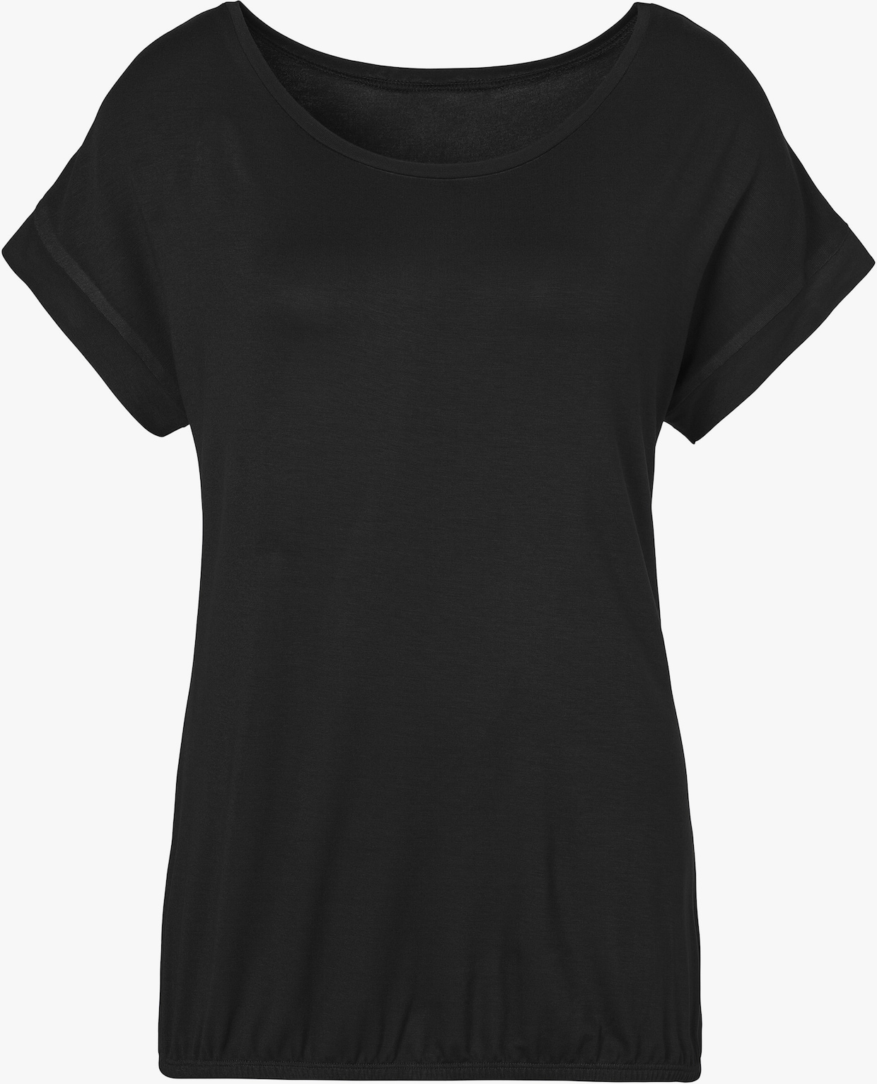 Vivance Shirt met korte mouwen - lila, zwart