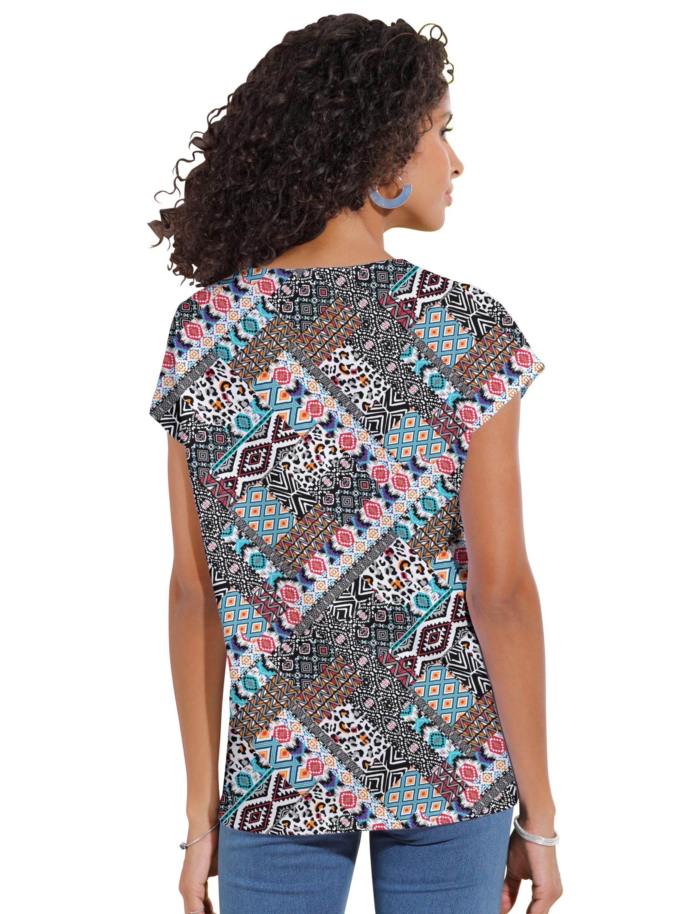 Shirt - schwarz-gemustert