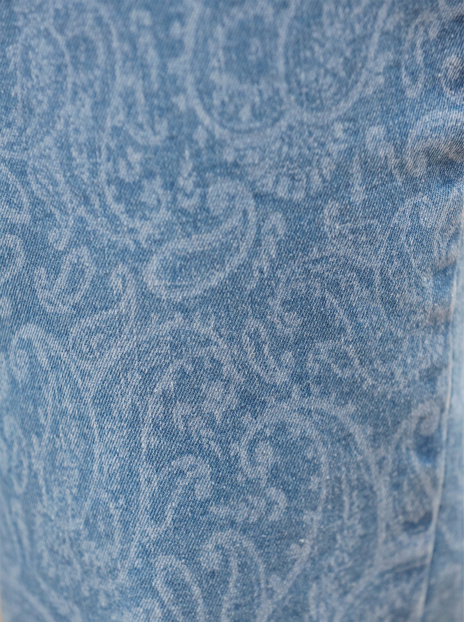 heine 5-Pocket-Jeans mit Paisley-Muster - blue-bleached
