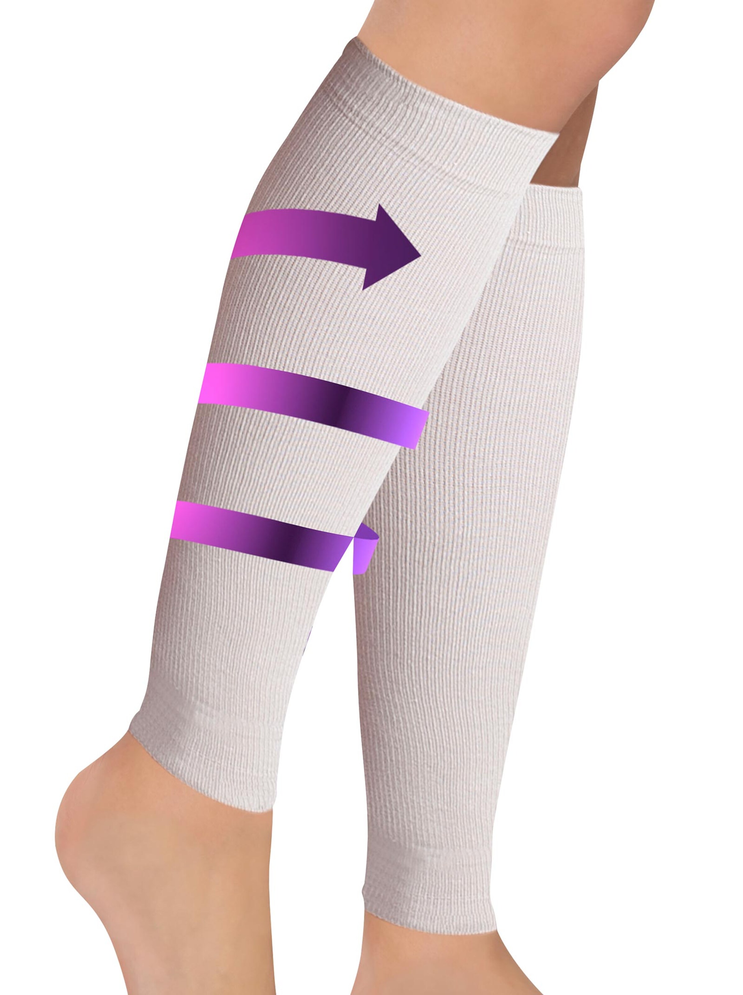 Stützende Wadenstulpen - beige