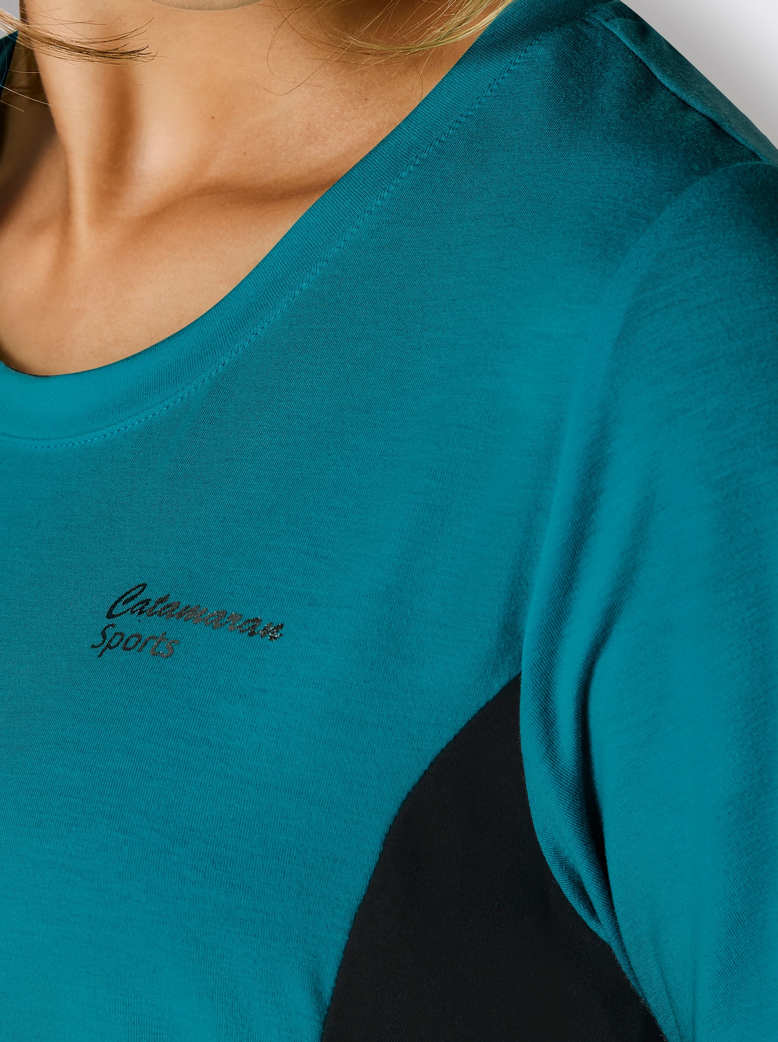 Catamaran Sports Funktionsshirt mit Kontrast-Einsätzen - aquapetrol