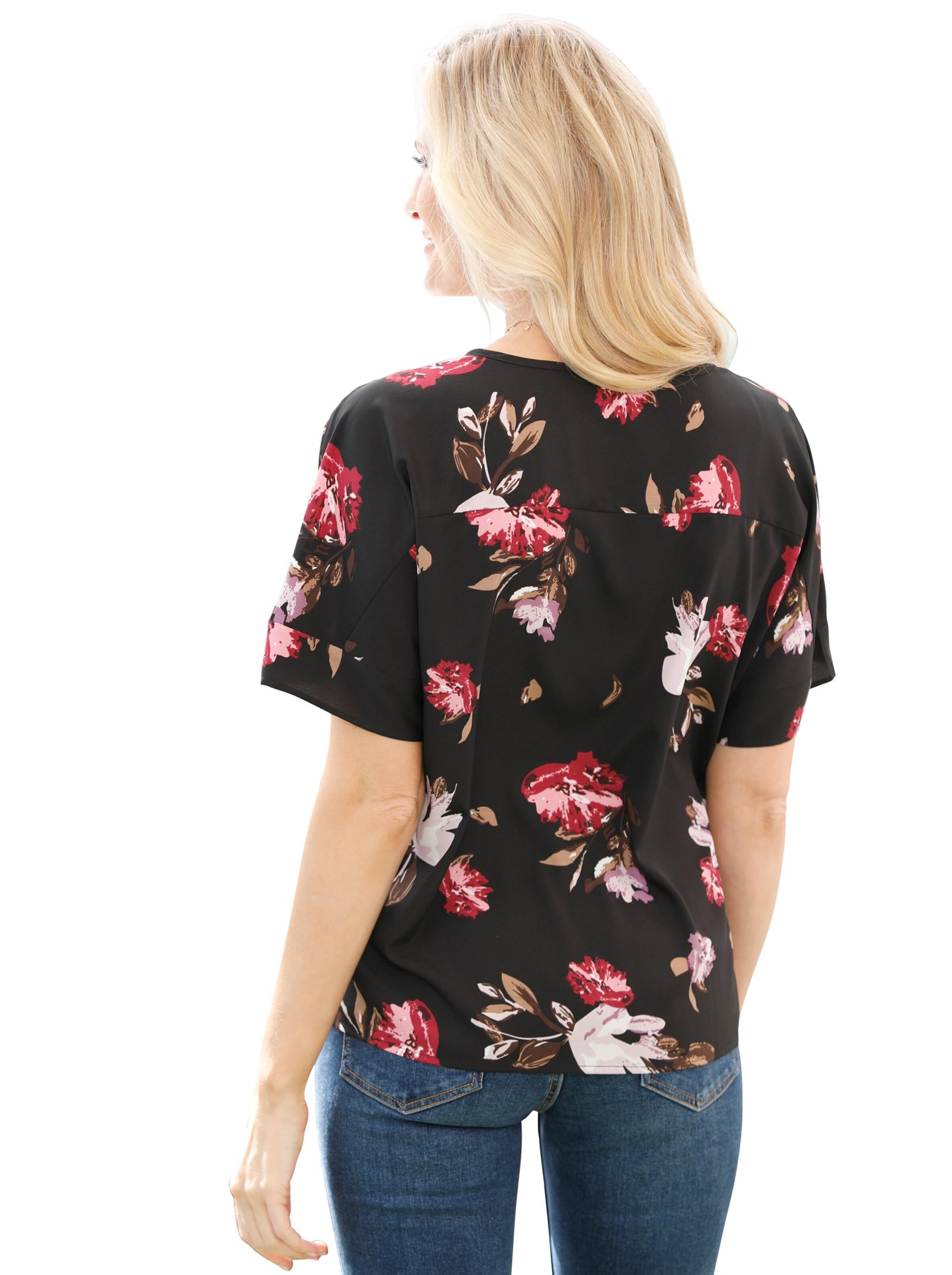 Tunika - schwarz-bedruckt