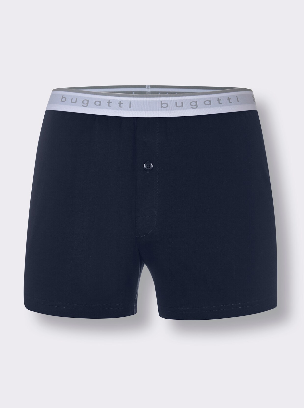 bugatti Boxershorts - marine + grijs