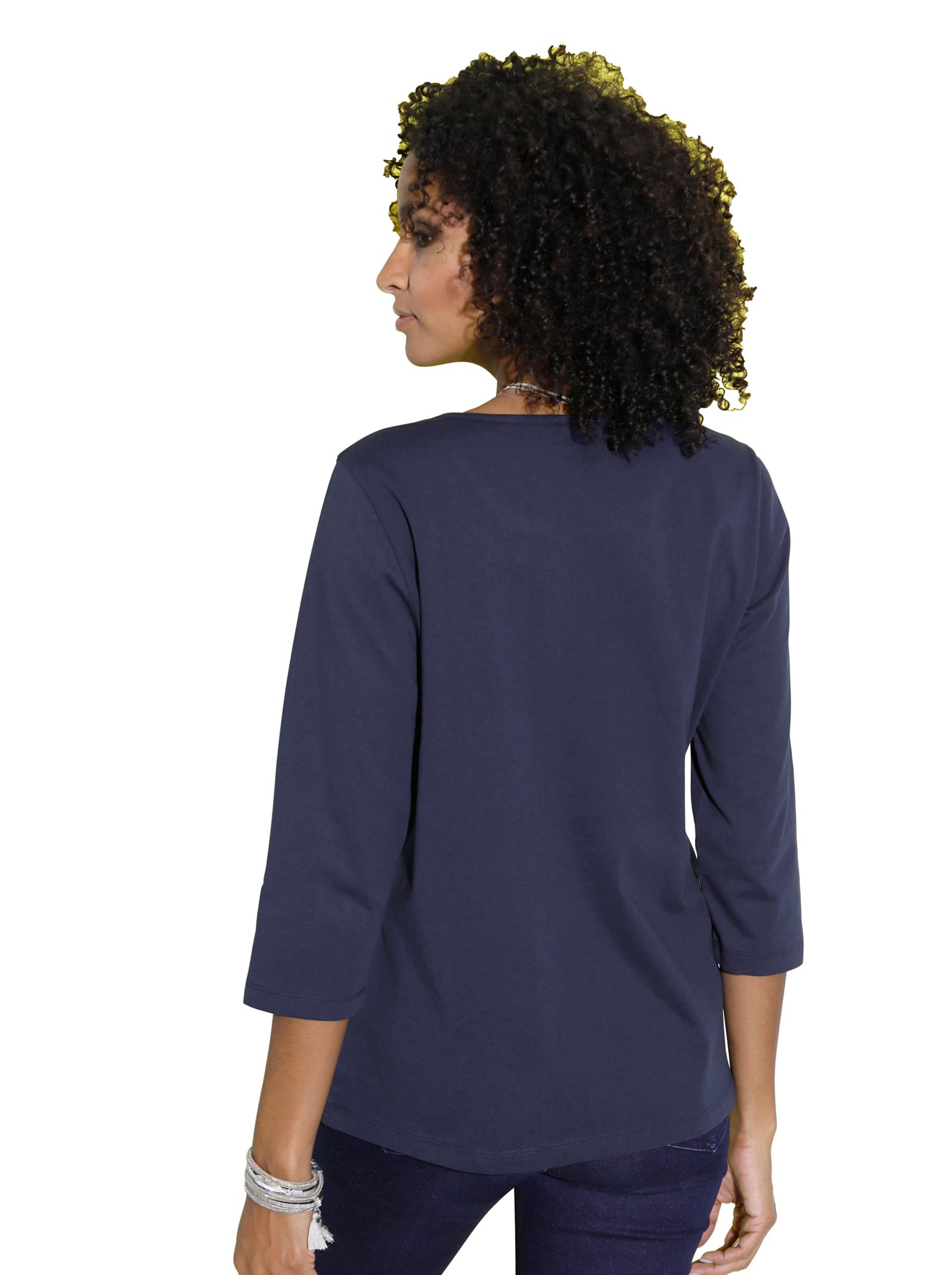 Shirt - marine-gemustert