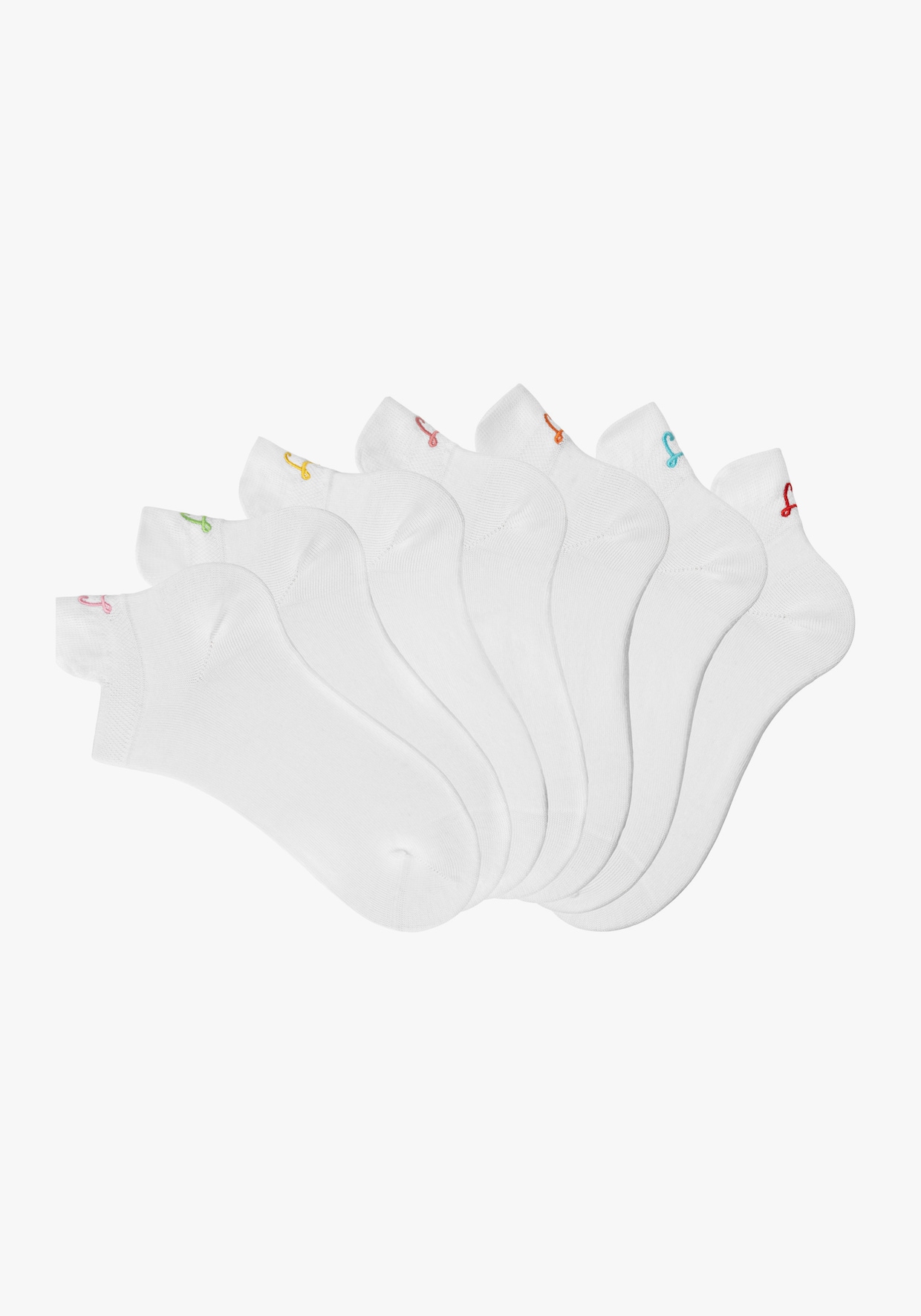 LASCANA Sneakersocken - 7x weiß
