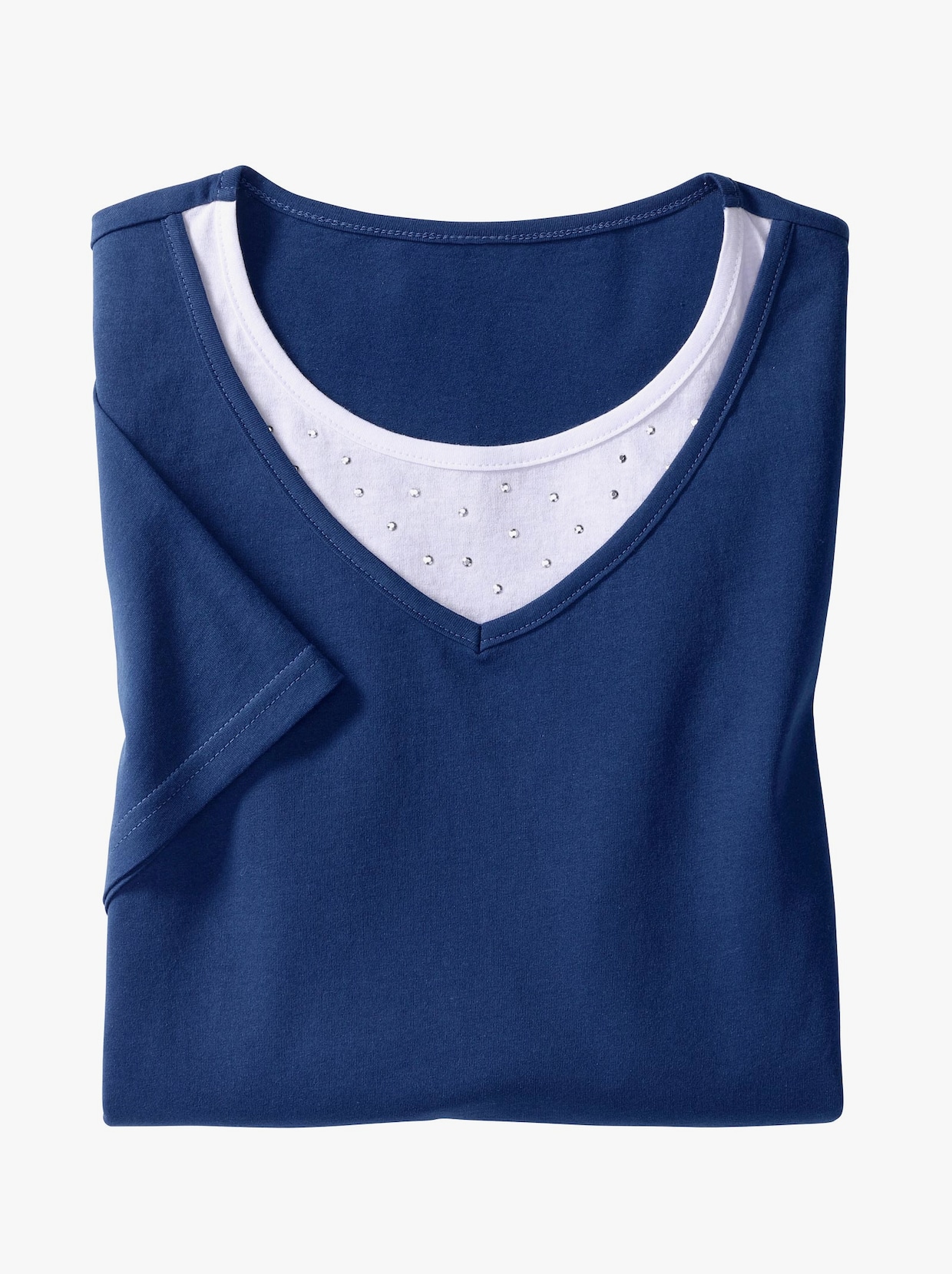 Shirt met korte mouwen - koningsblauw