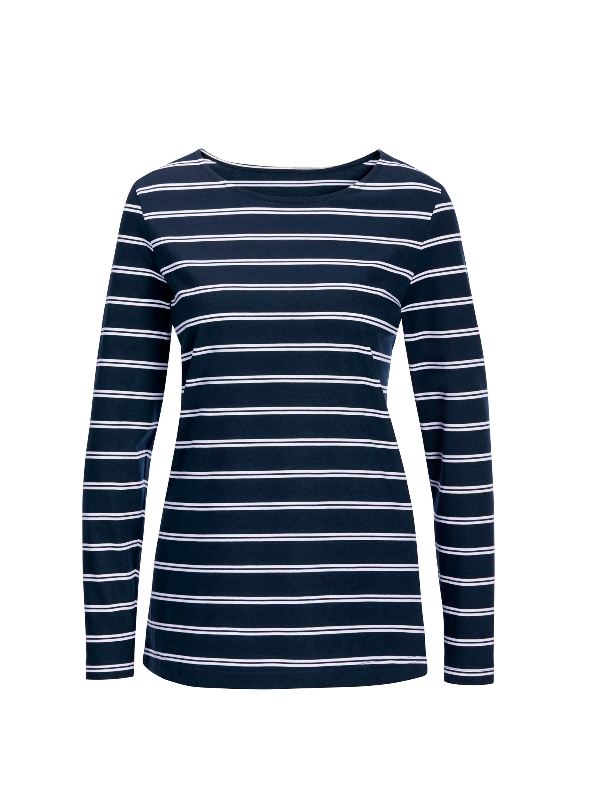 Shirt - marine-geringelt