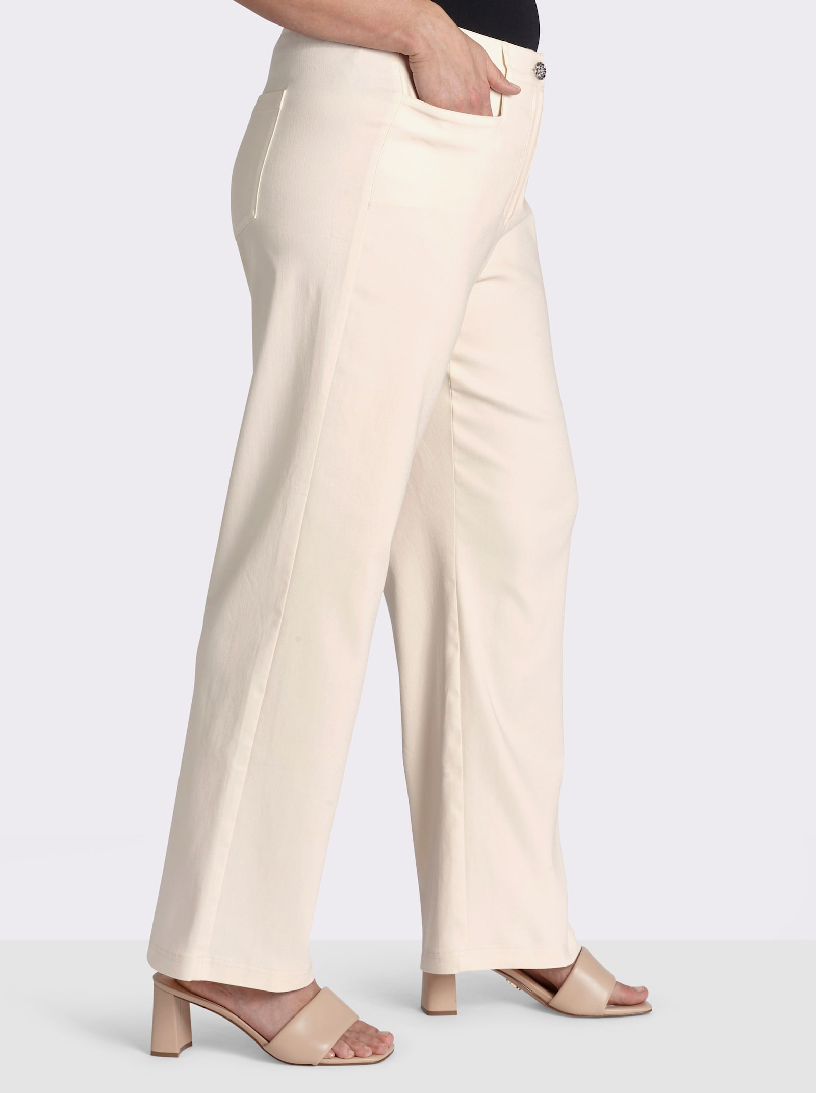 sheego Bengalinhose mit Shaping-Einsatz - champagner