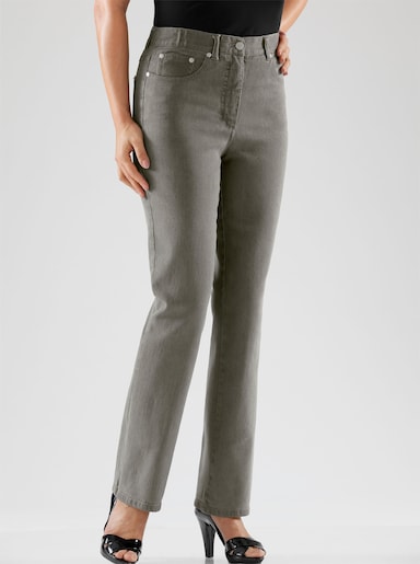 5-Pocket-Jeans mit innenliegendem Dehnbund - grey-denim